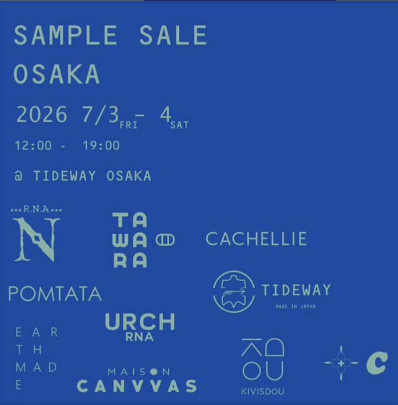 きびす堂コラボセールのお知らせ【OSAKA】