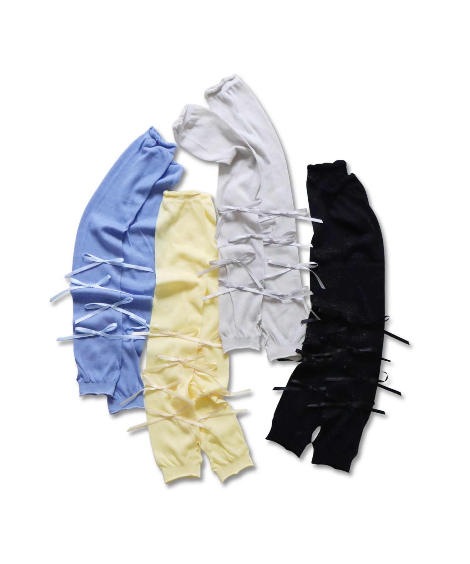 【期間限定価格】【ＵＶカット】 リボン＆リボン アームカバー