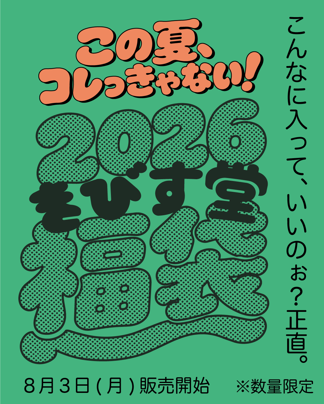 《おひとり様１点まで！》 きびす堂 夏の福袋　