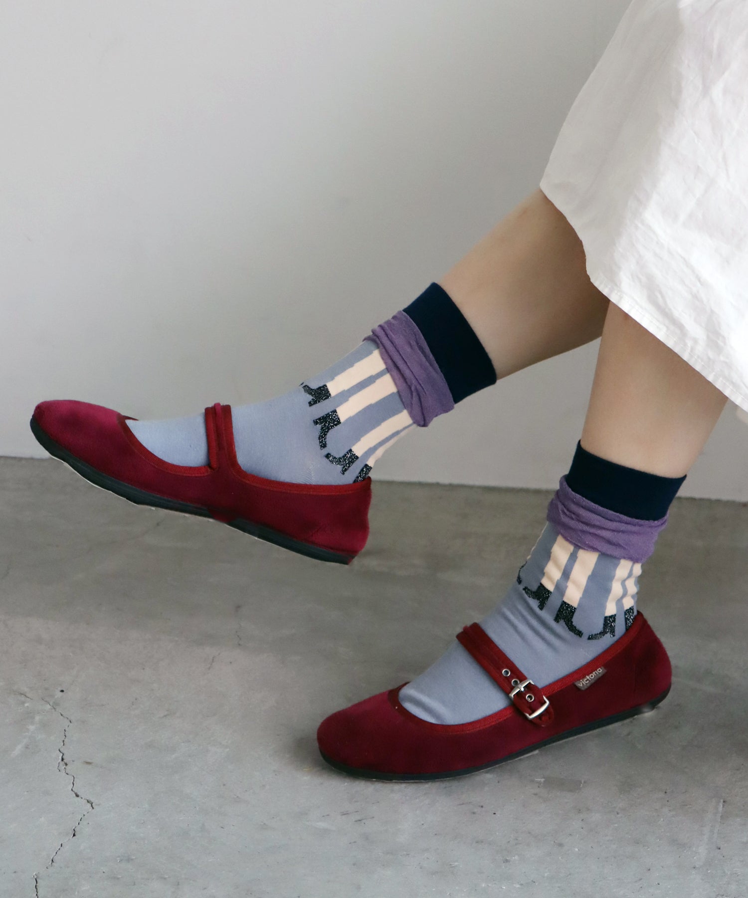 【2足組】シースルースカート ショートソックス