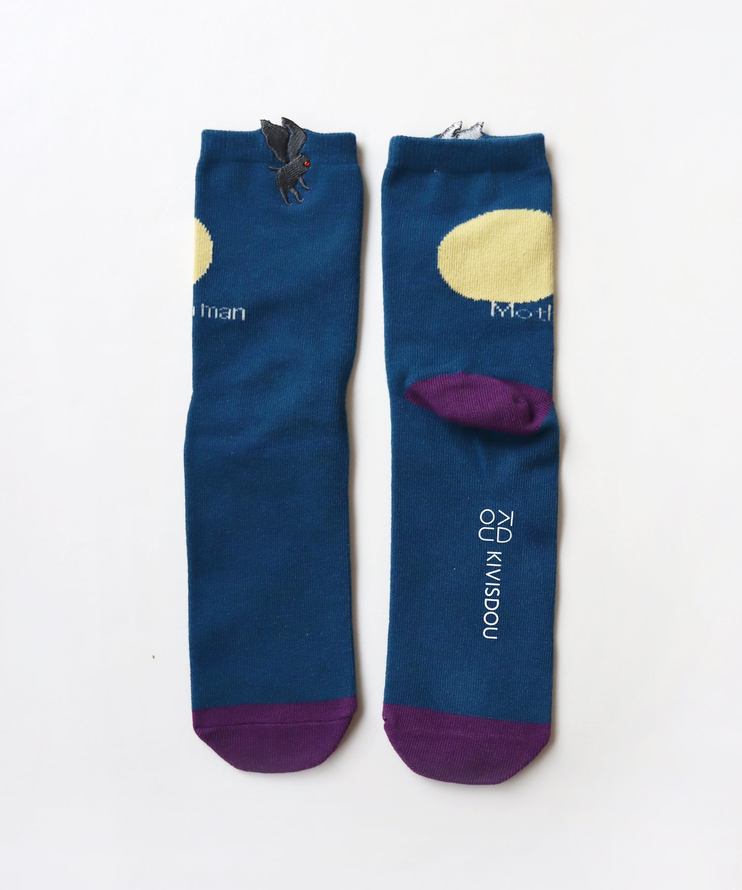【2足組】エイリアン＆モスマン刺繍 ショートソックス