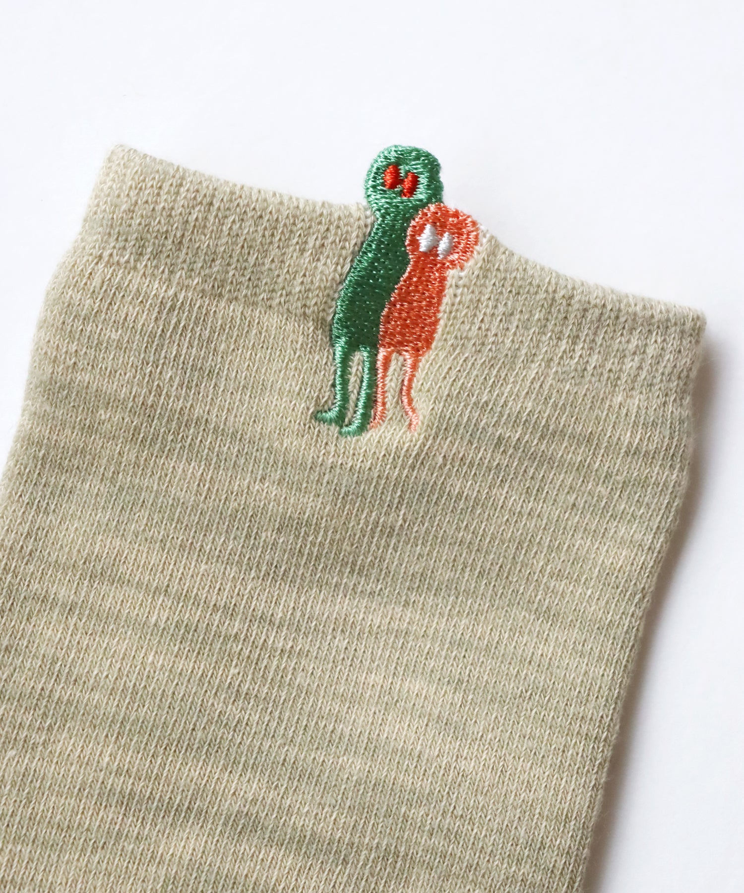 【2足組】エイリアン＆モスマン刺繍 ショートソックス