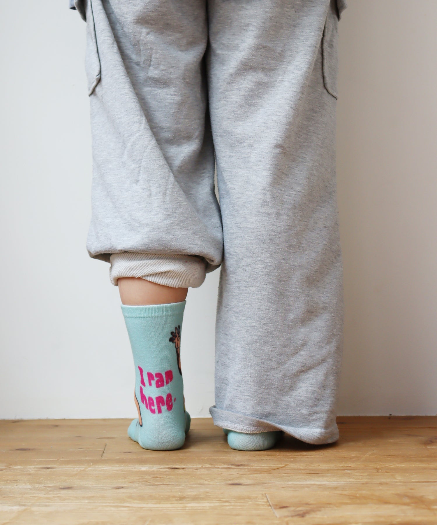 いま何してる？プリント ショートソックス｜2P