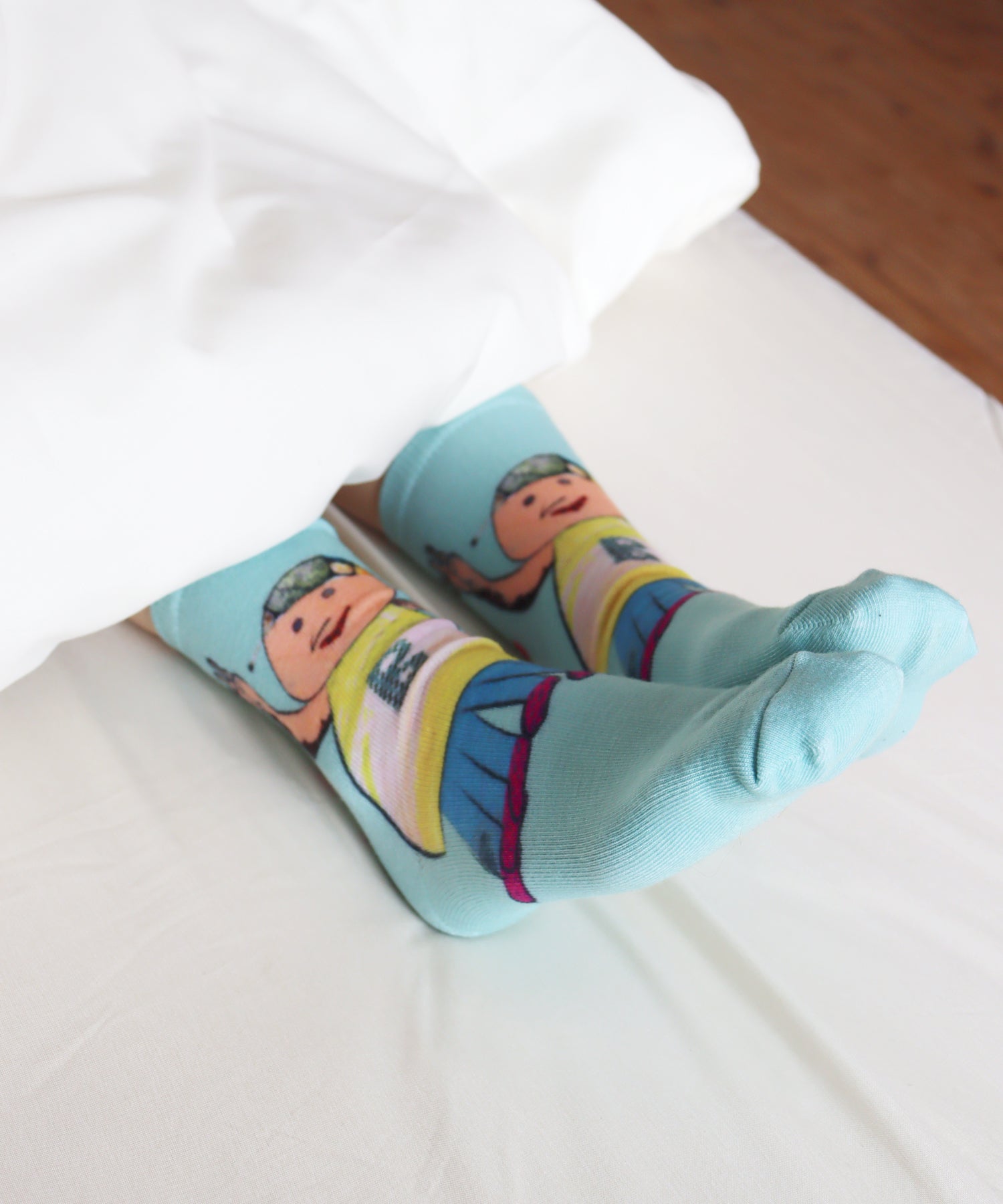 いま何してる？プリント ショートソックス｜2P