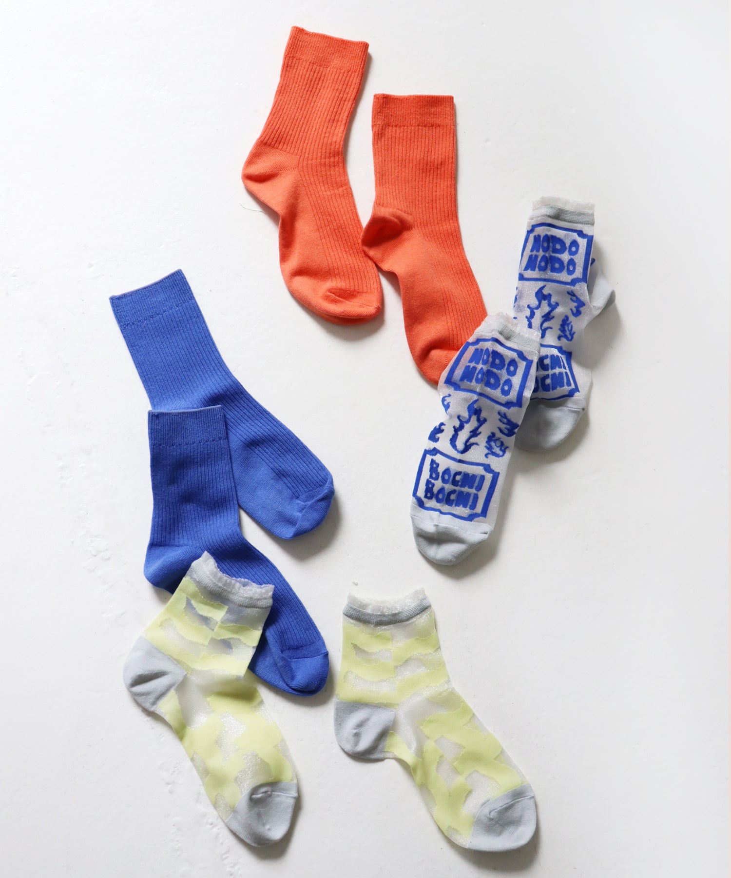 シアー＆リブ 2WAY ショートソックス｜2P