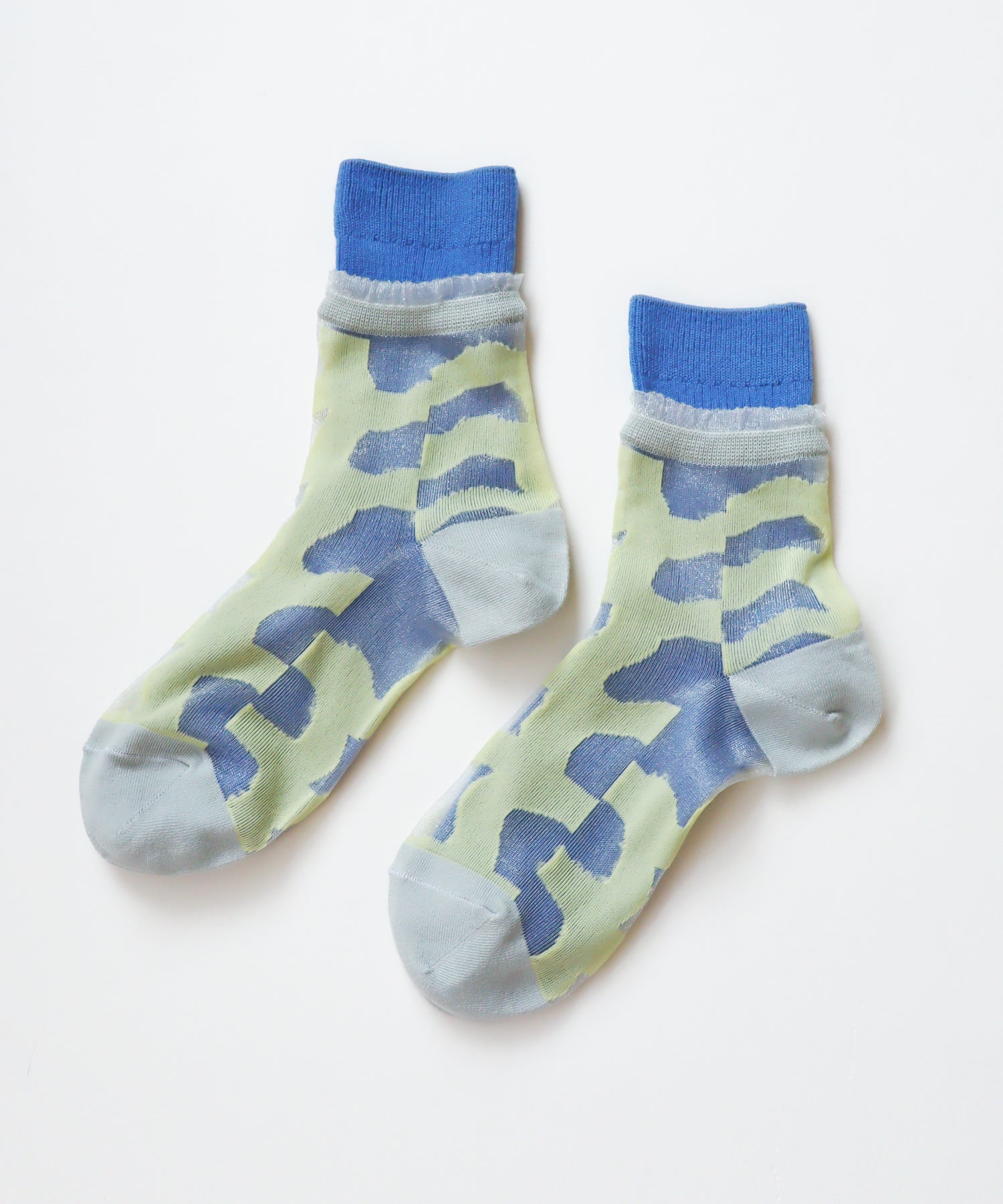 シアー＆リブ 2WAY ショートソックス｜2P