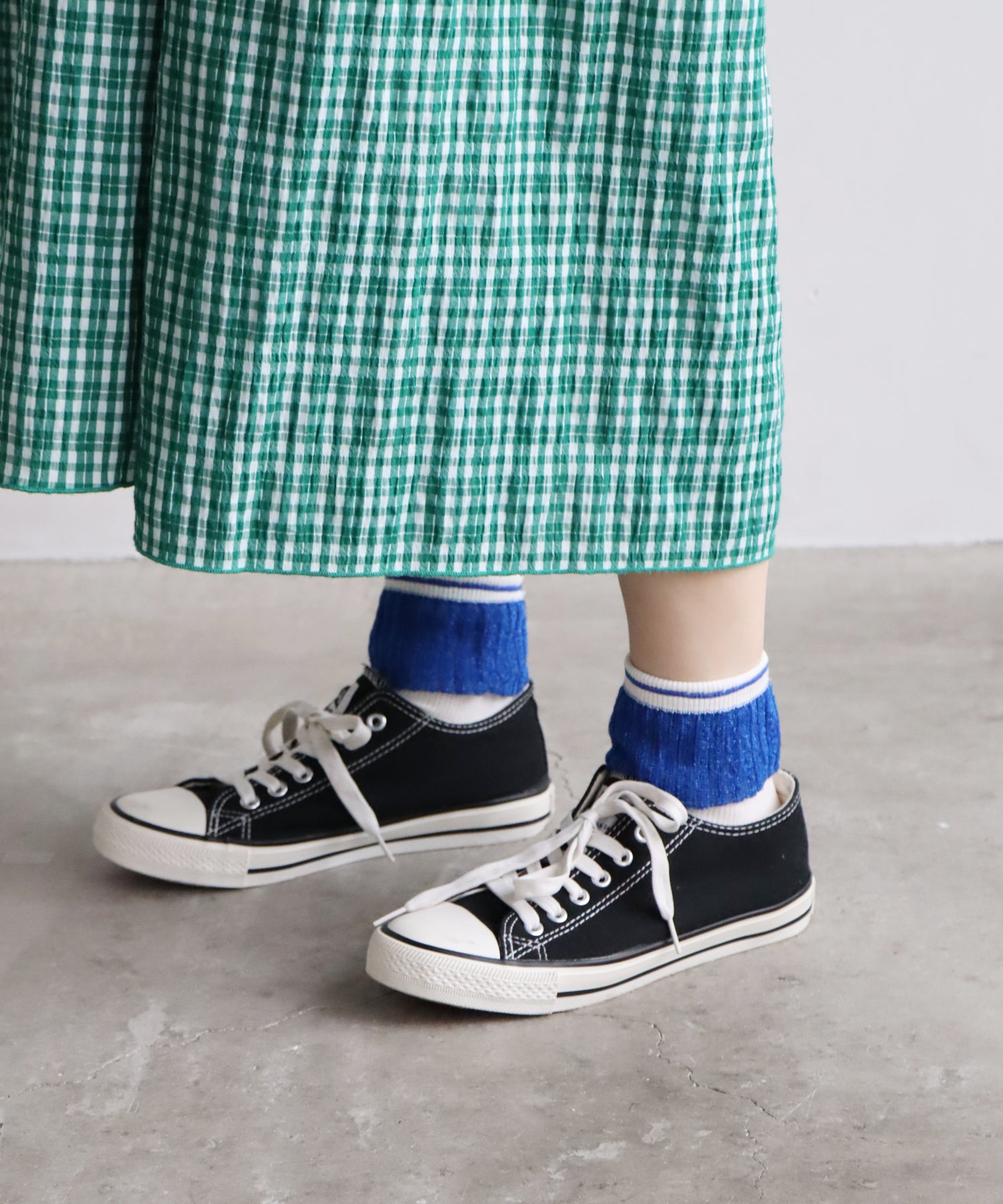 シャイニーフリル ショートソックス｜2P