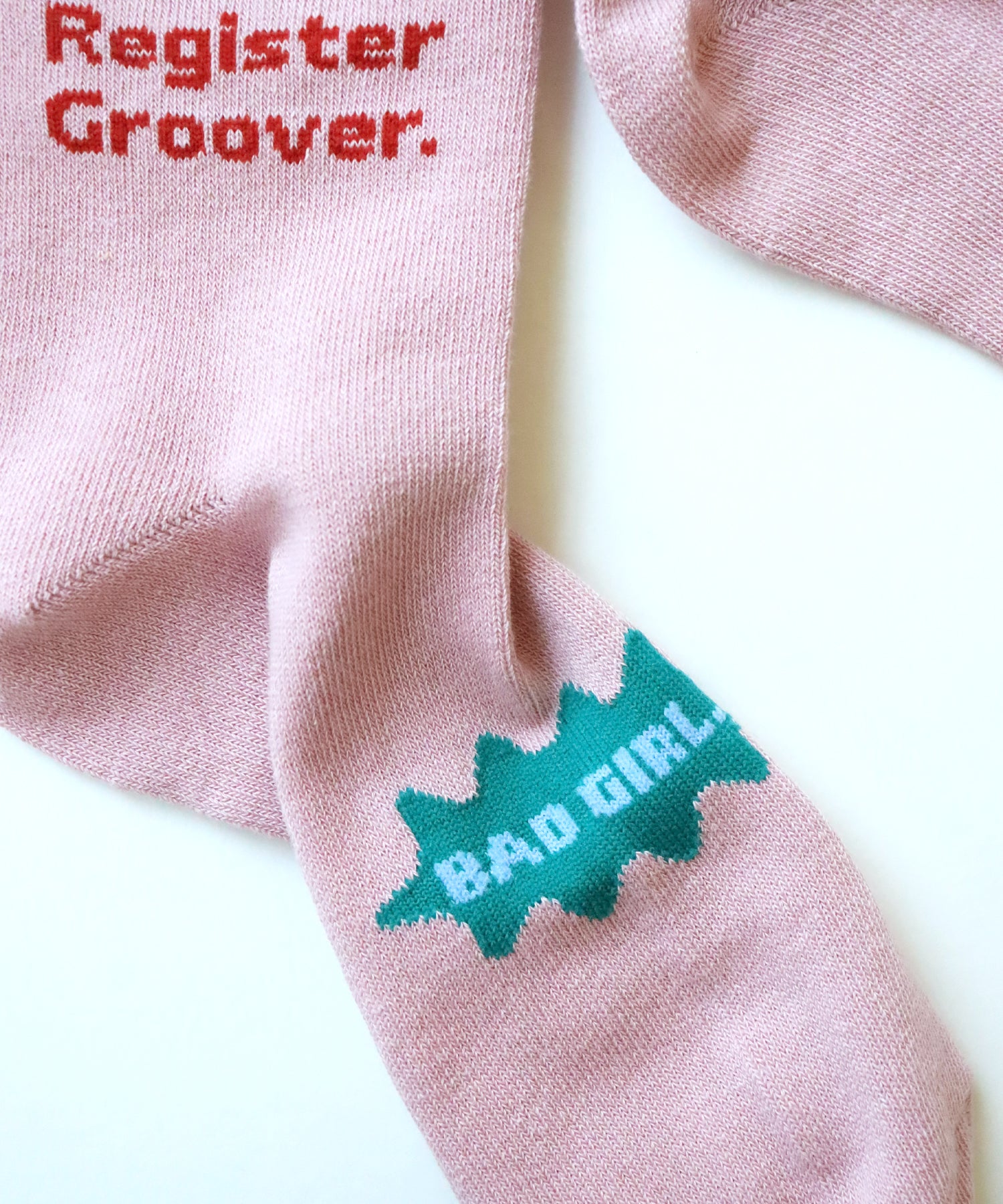 BAD GIRLS 刺繍 ショートソックス｜2P