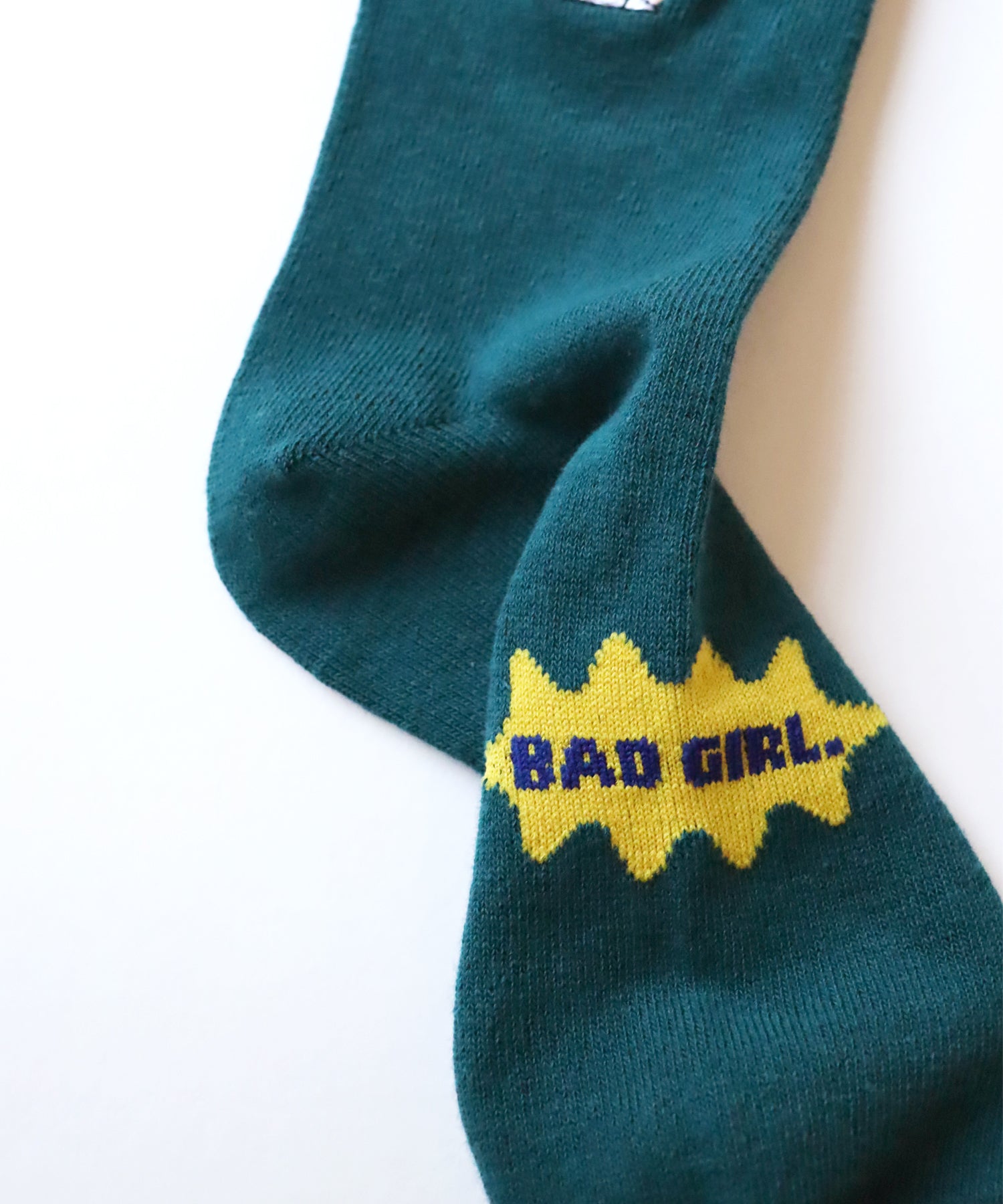 BAD GIRLS 刺繍 ショートソックス｜2P