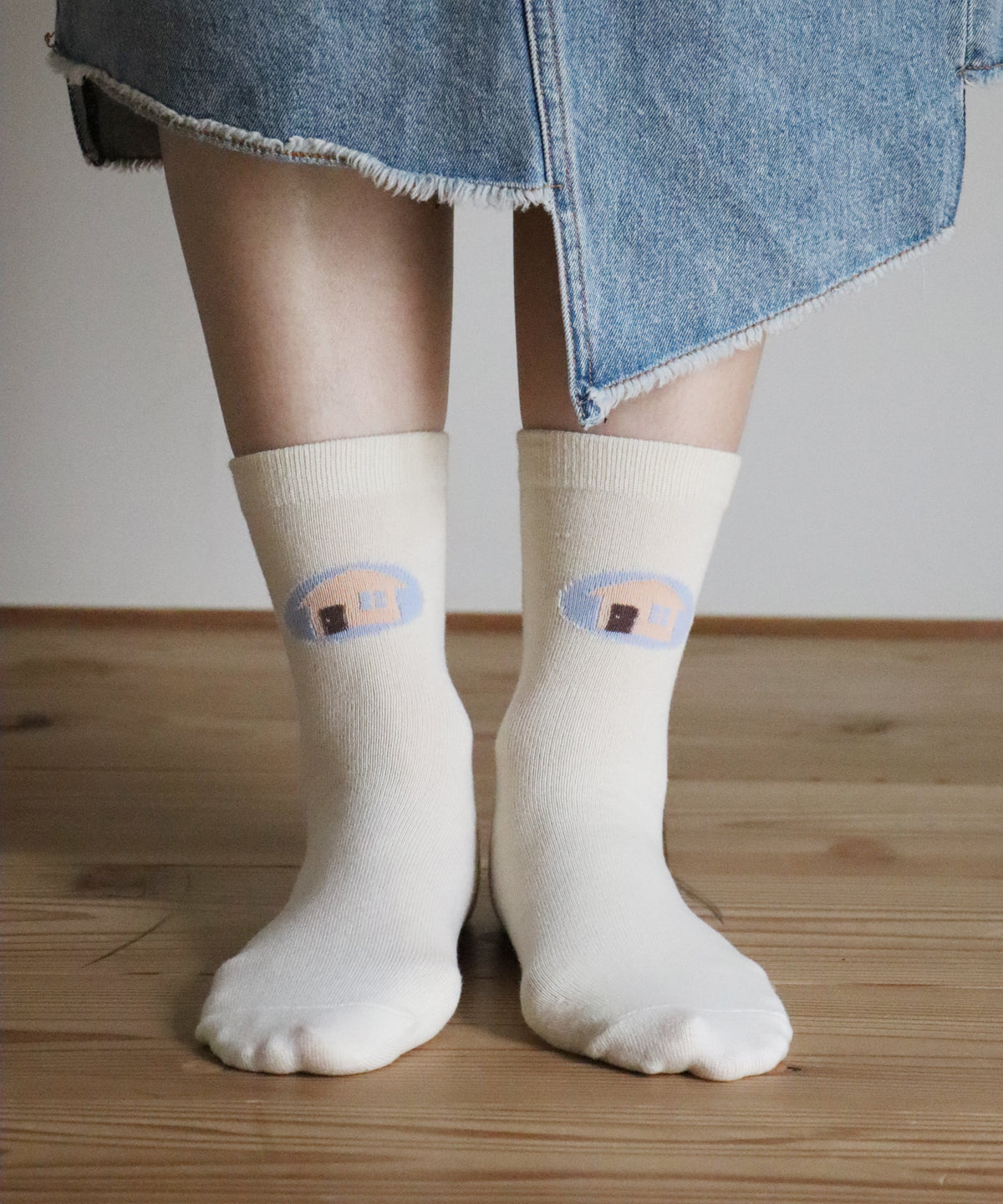 飛び出せ！ことわざ刺繍！ ショートソックス｜2足組