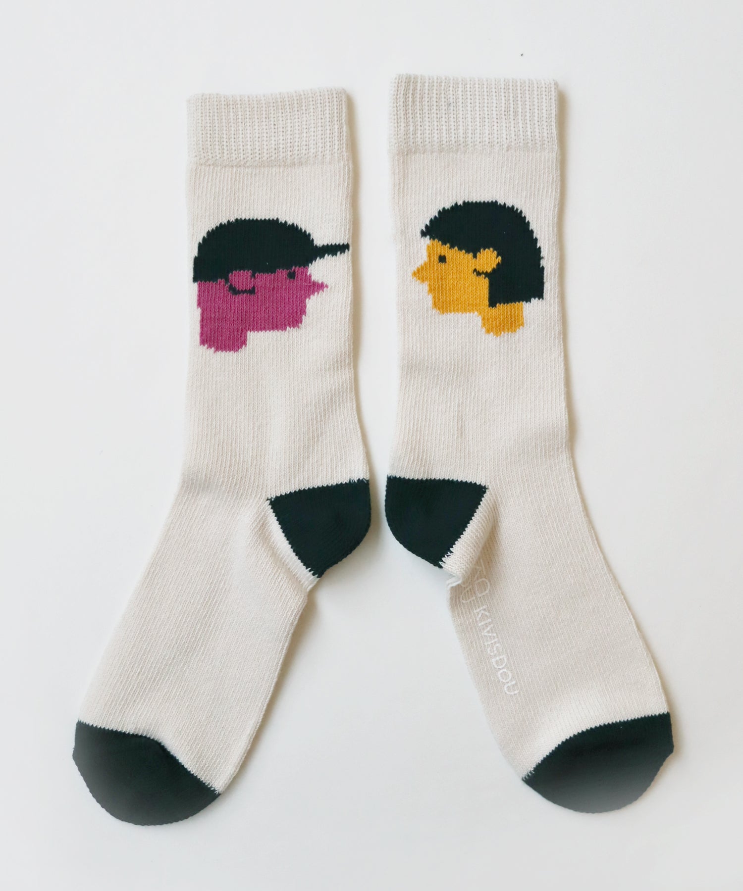 【2足組】BOY Meets GIRL ローゲージ クルーソックス