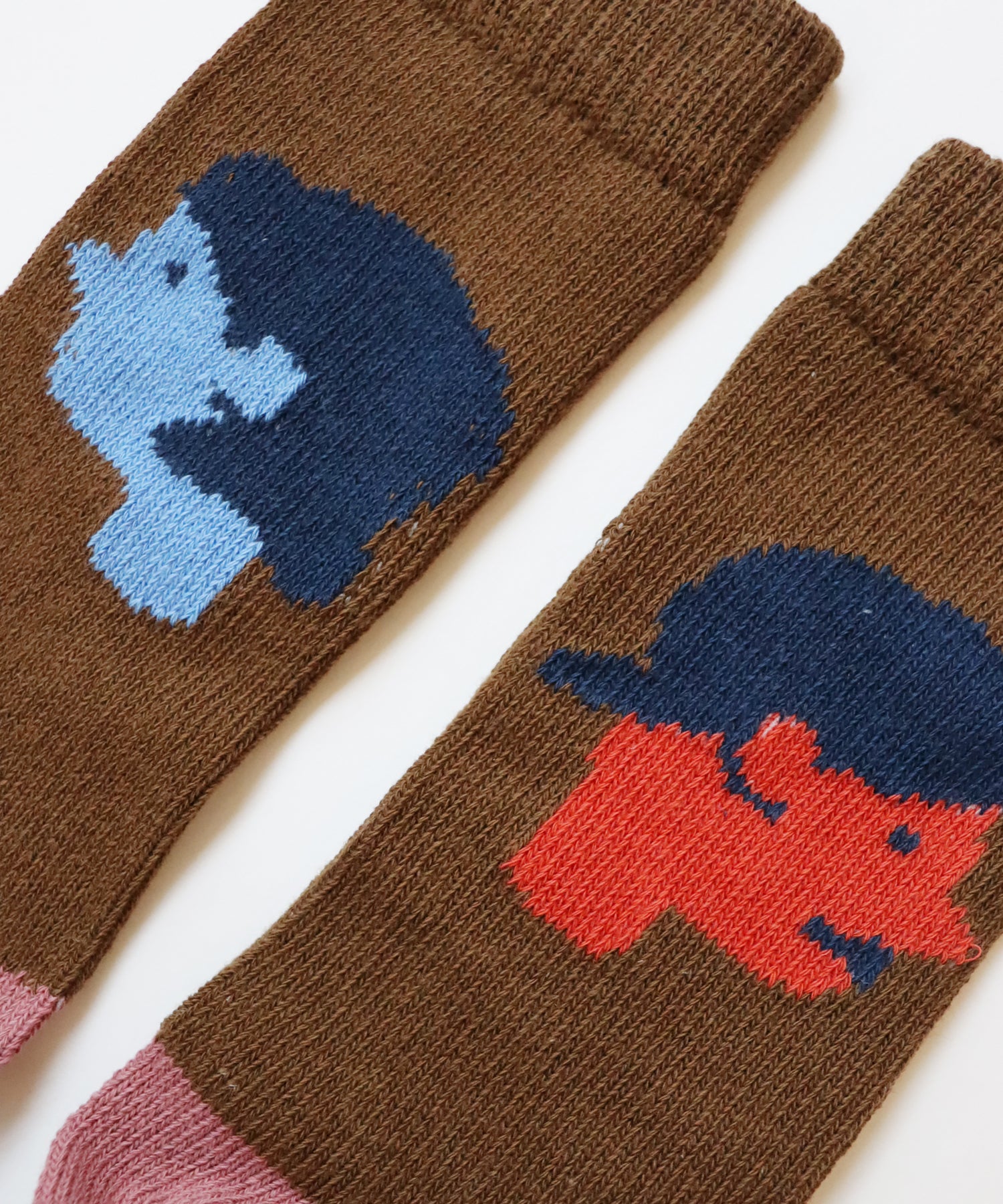 【2足組】BOY Meets GIRL ローゲージ クルーソックス