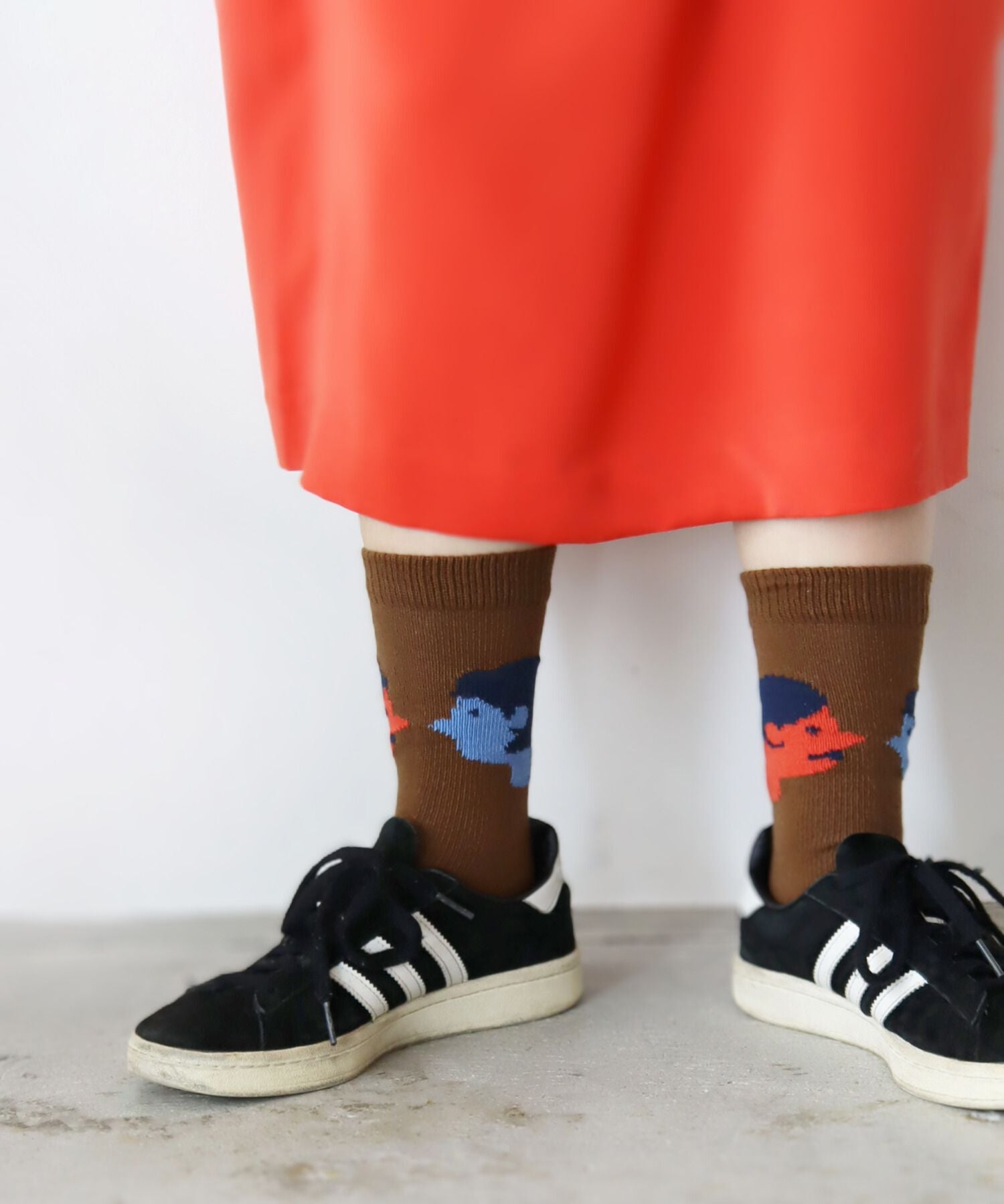 【2足組】BOY Meets GIRL ローゲージ クルーソックス