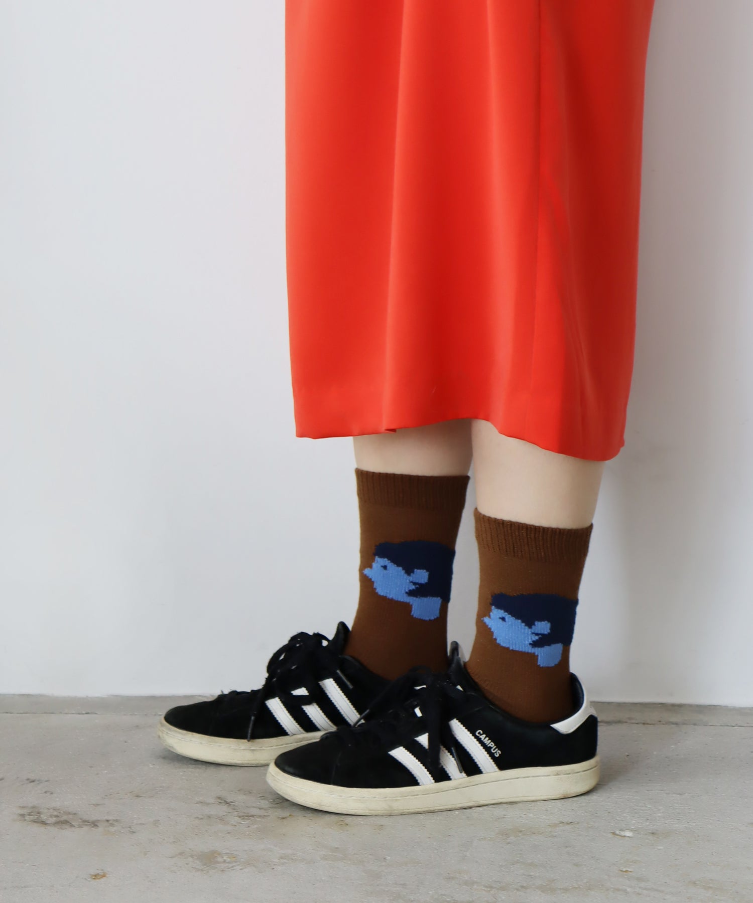 【2足組】BOY Meets GIRL ローゲージ クルーソックス