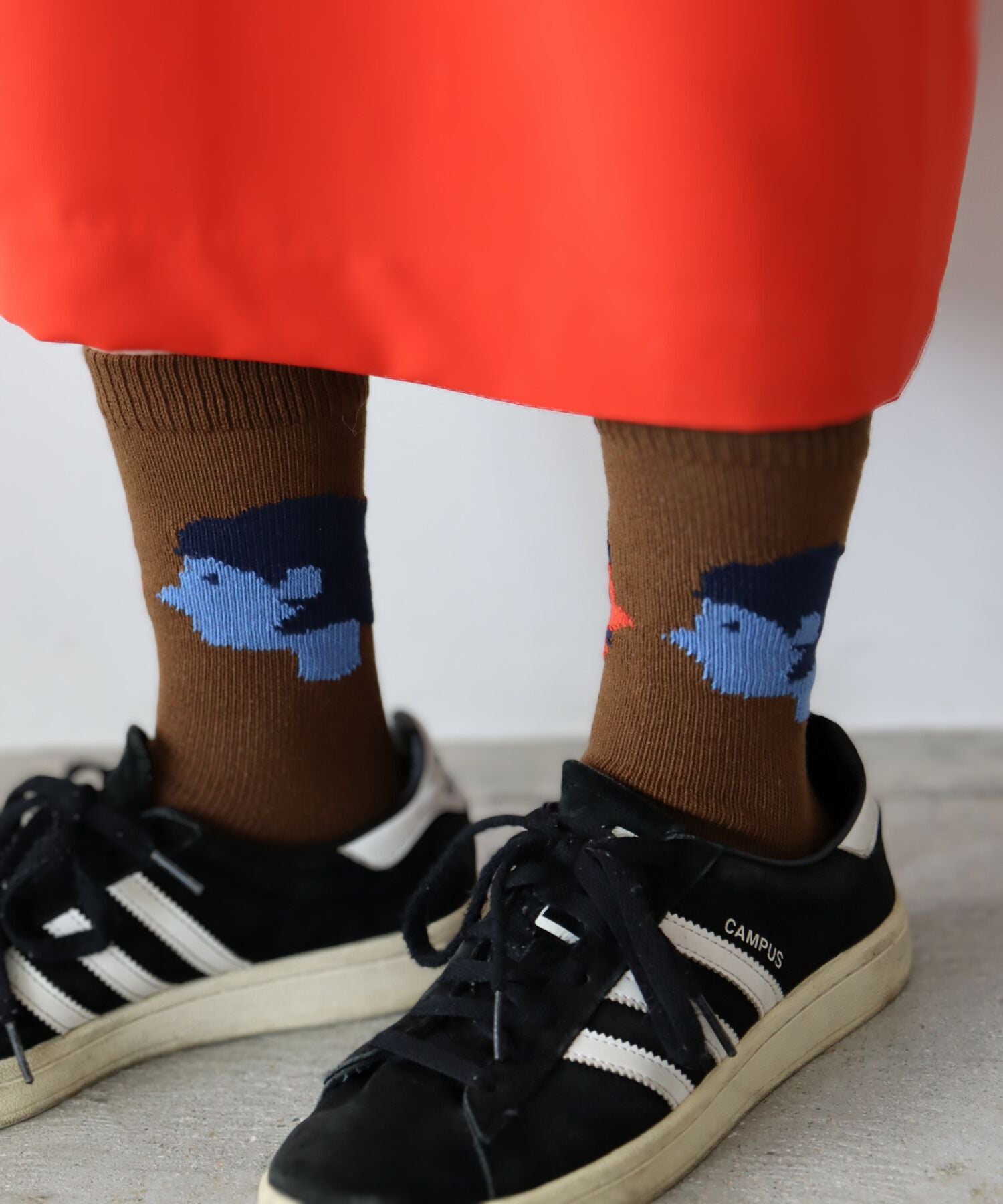 【2足組】BOY Meets GIRL ローゲージ クルーソックス