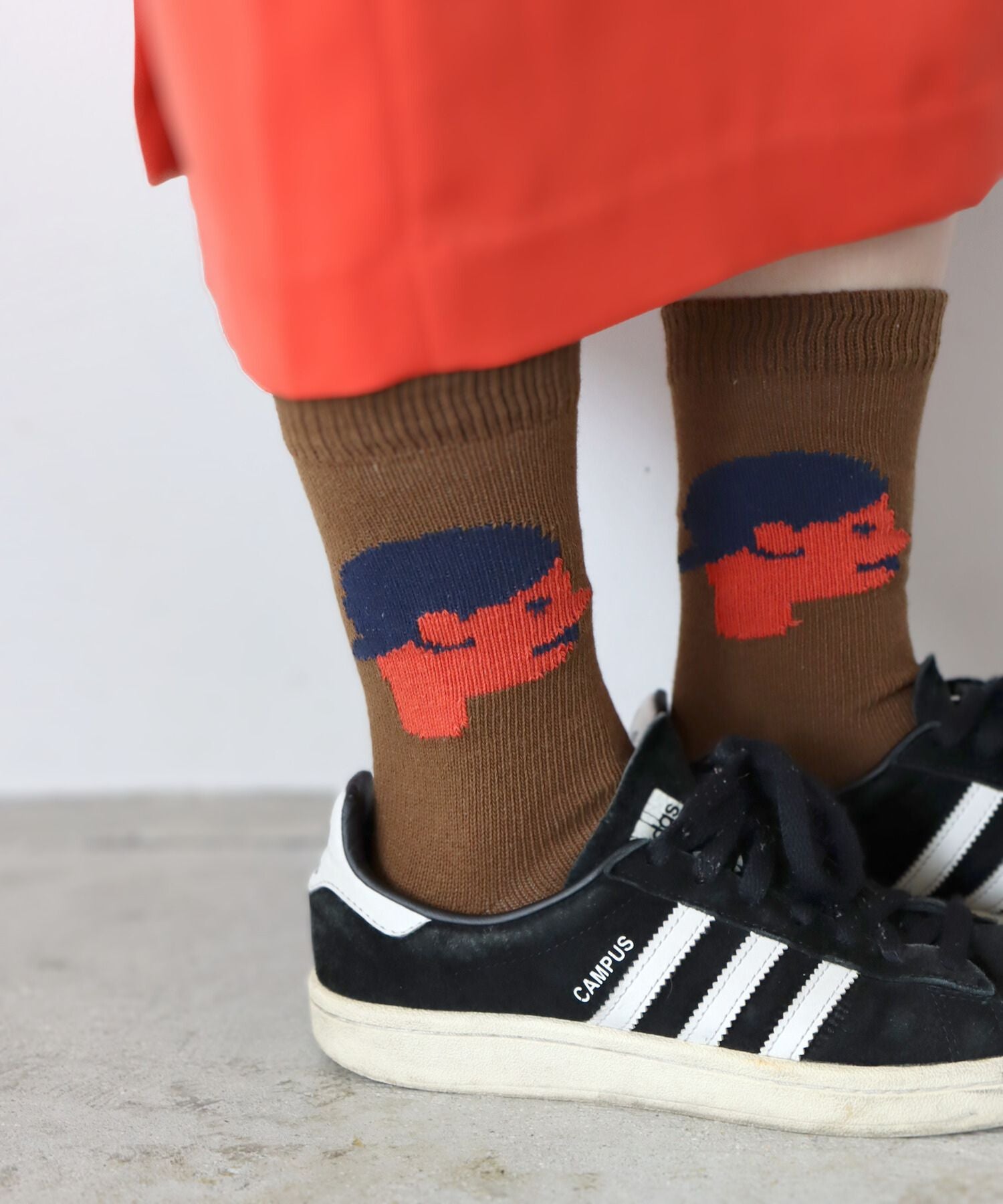 【2足組】BOY Meets GIRL ローゲージ クルーソックス