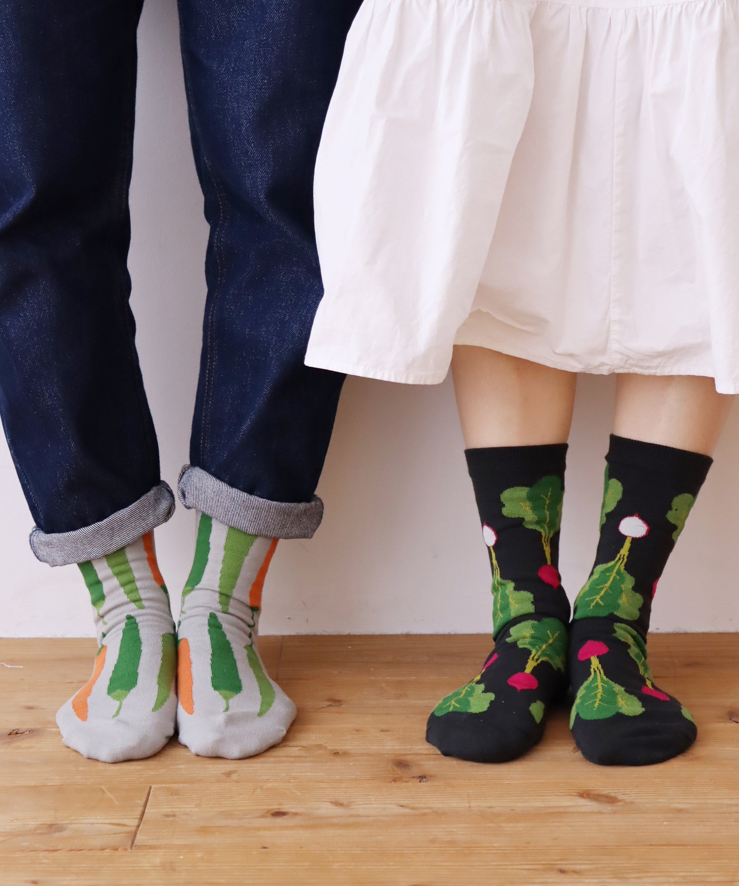 【2足組】お野菜 クルーソックス