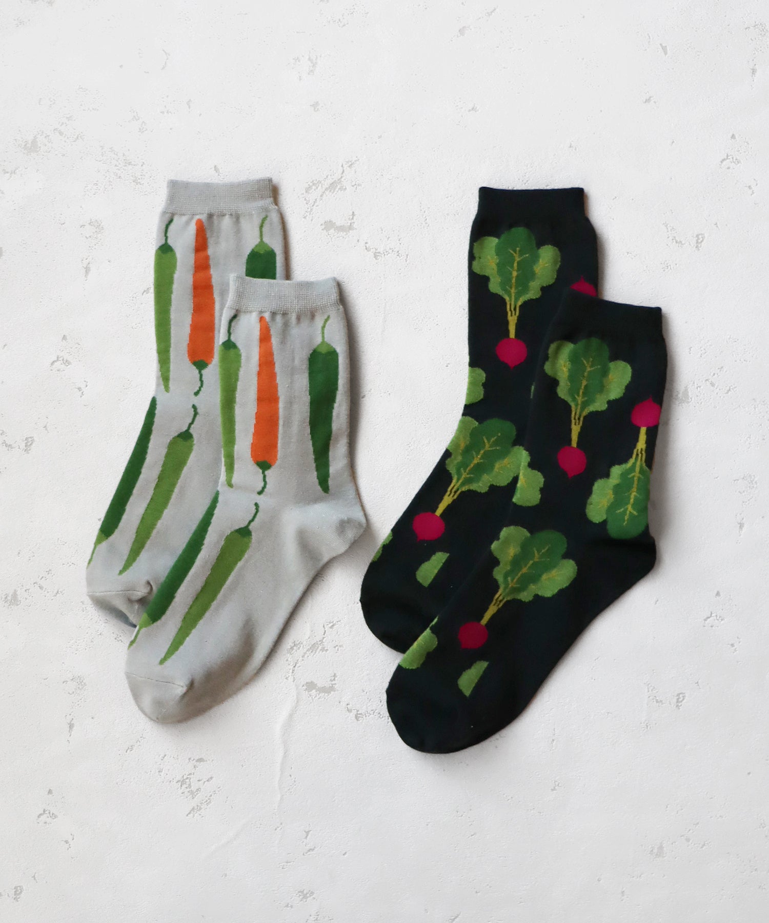 【2足組】お野菜 クルーソックス