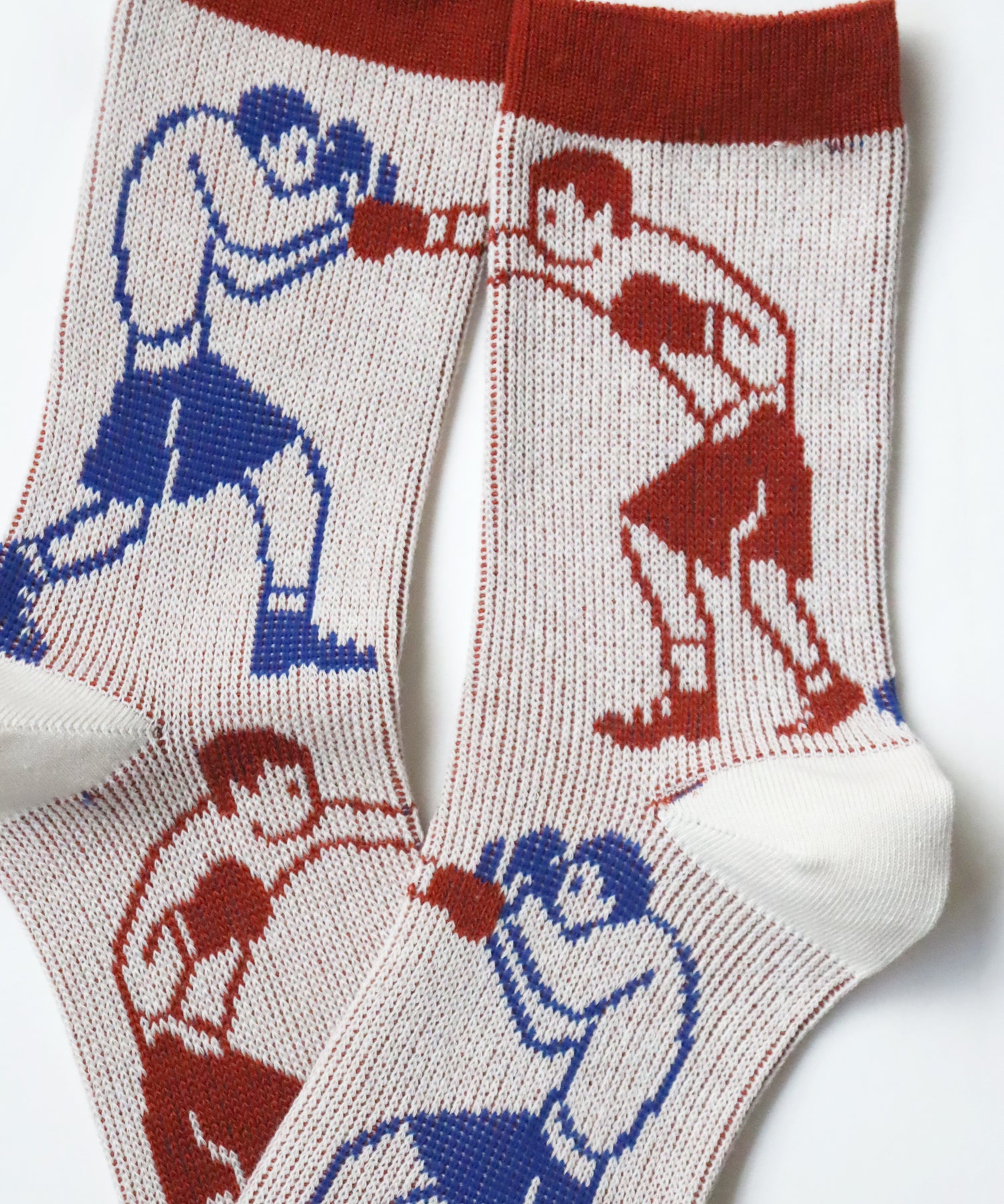 【2足組】ボクサー＆ビールガール クルーソックス