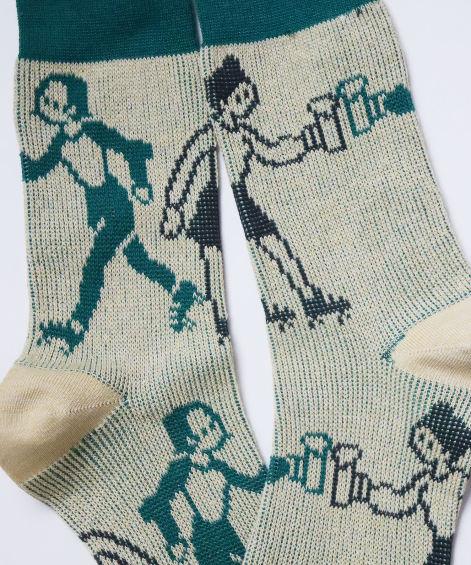 【2足組】ボクサー＆ビールガール クルーソックス