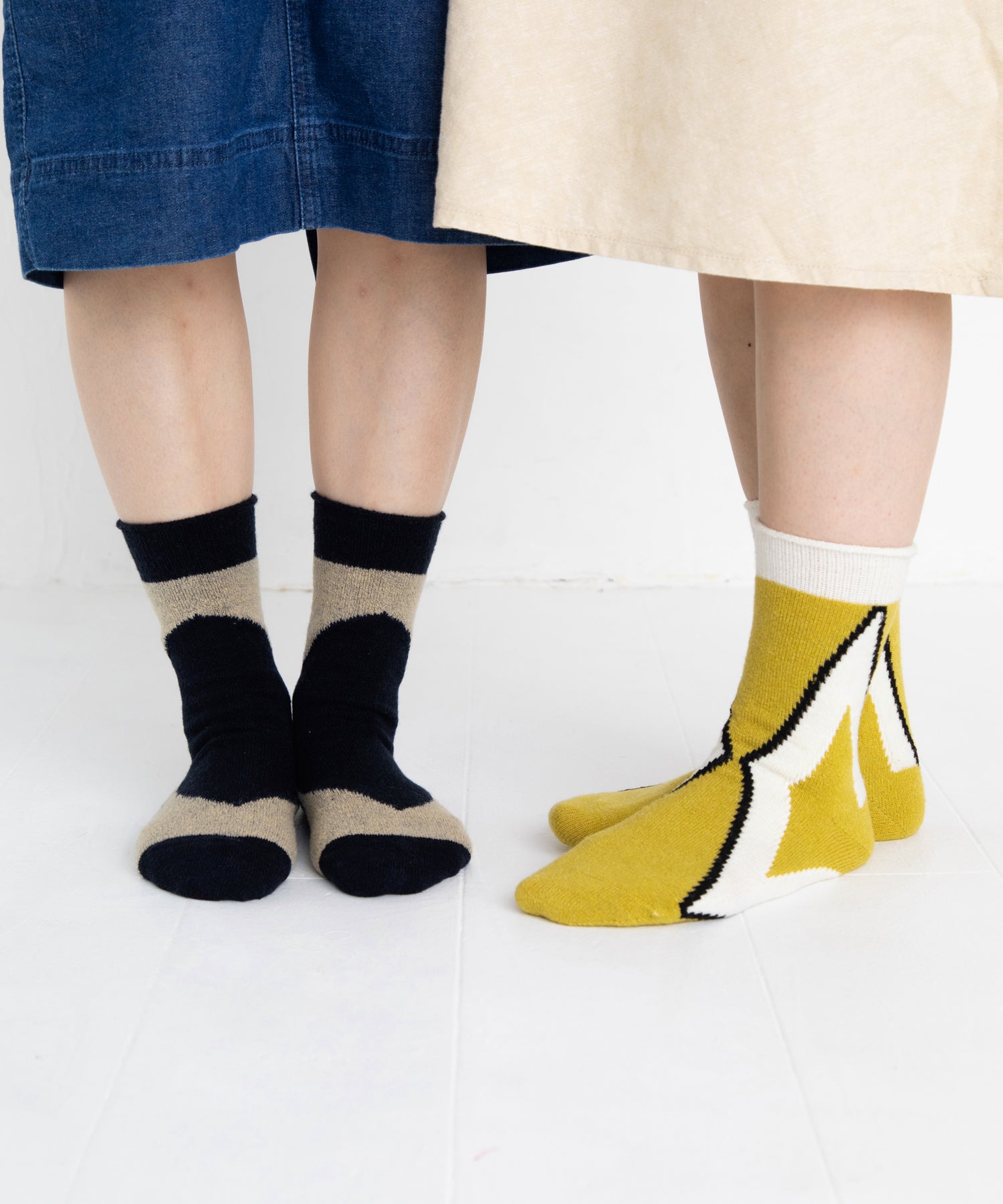 ○＆△ バルキー クルーソックス｜2P