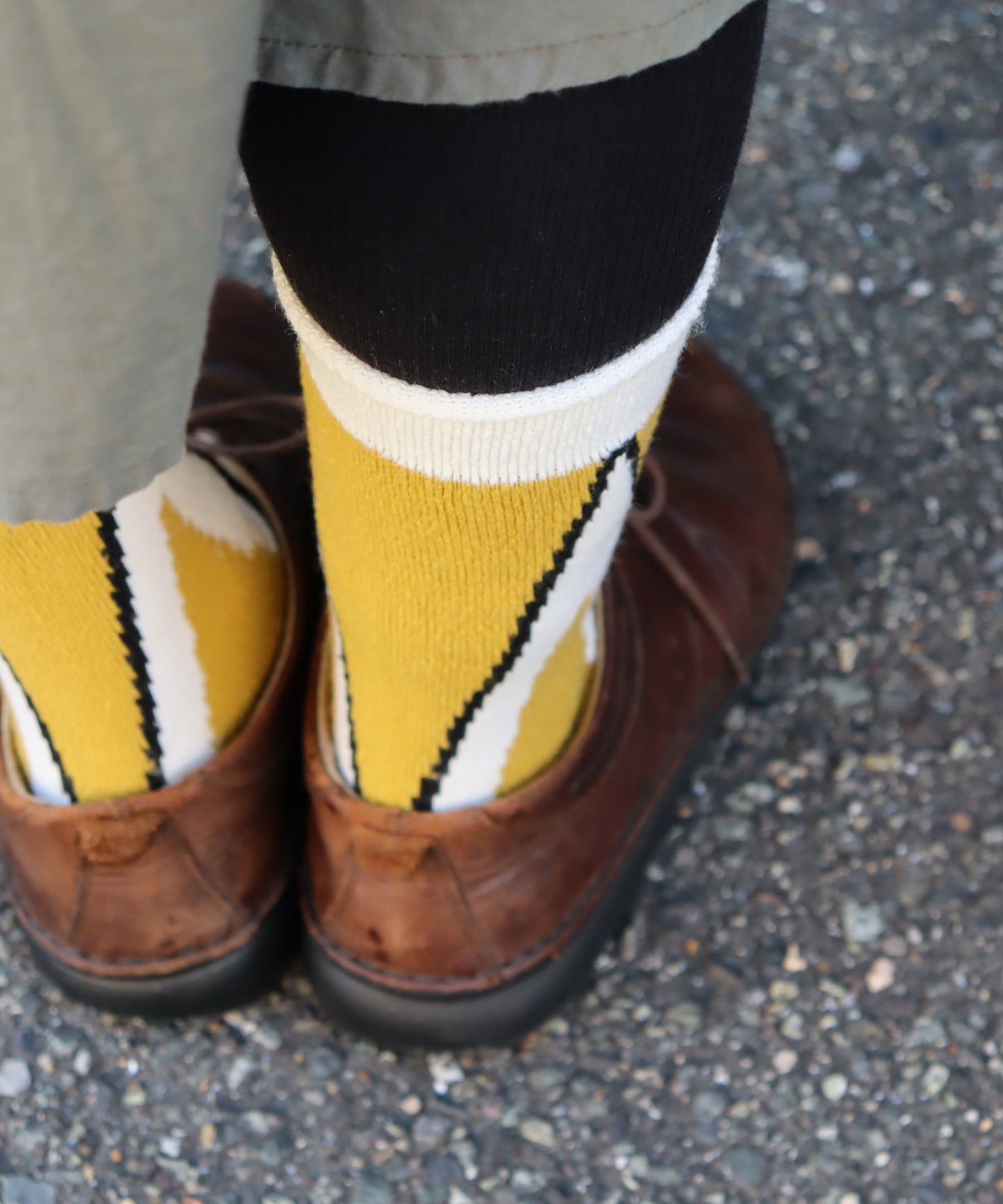 ○＆△ バルキー クルーソックス｜2P