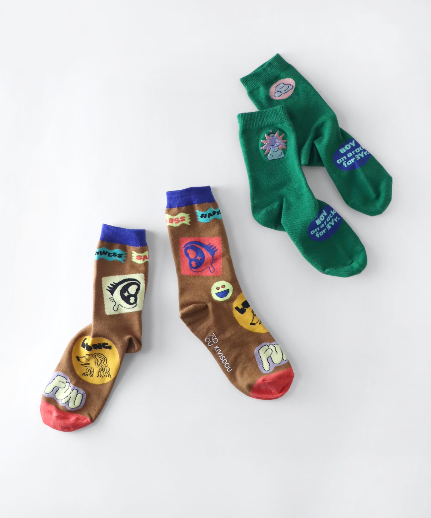 〈当店限定〉きびす堂 オリジナル ソックス｜2P