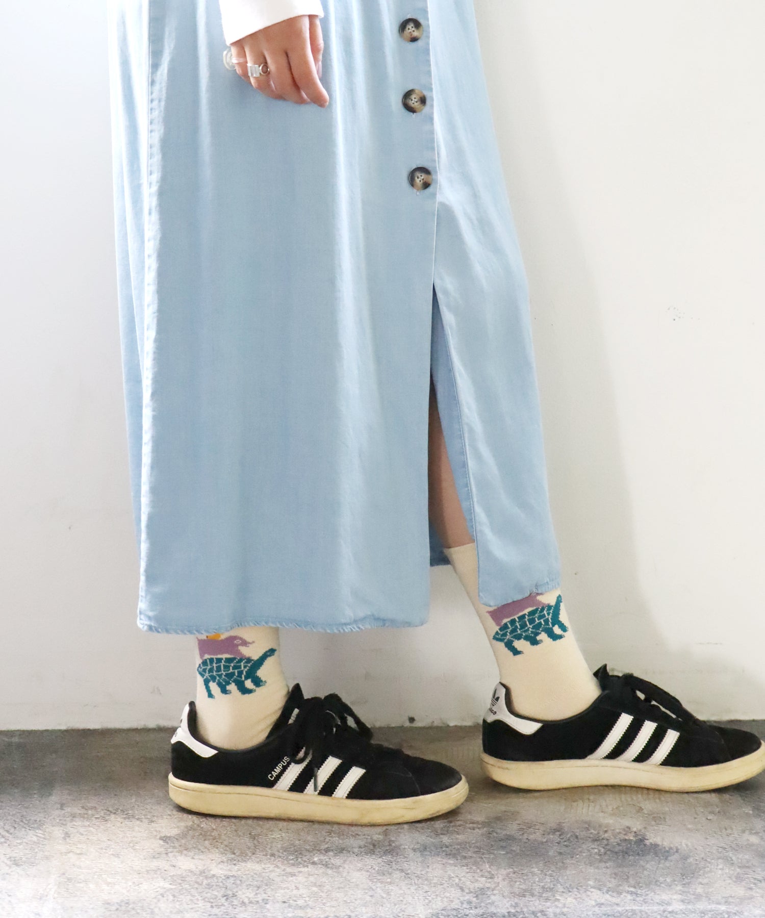 かさねがさね クルーソックス｜2P