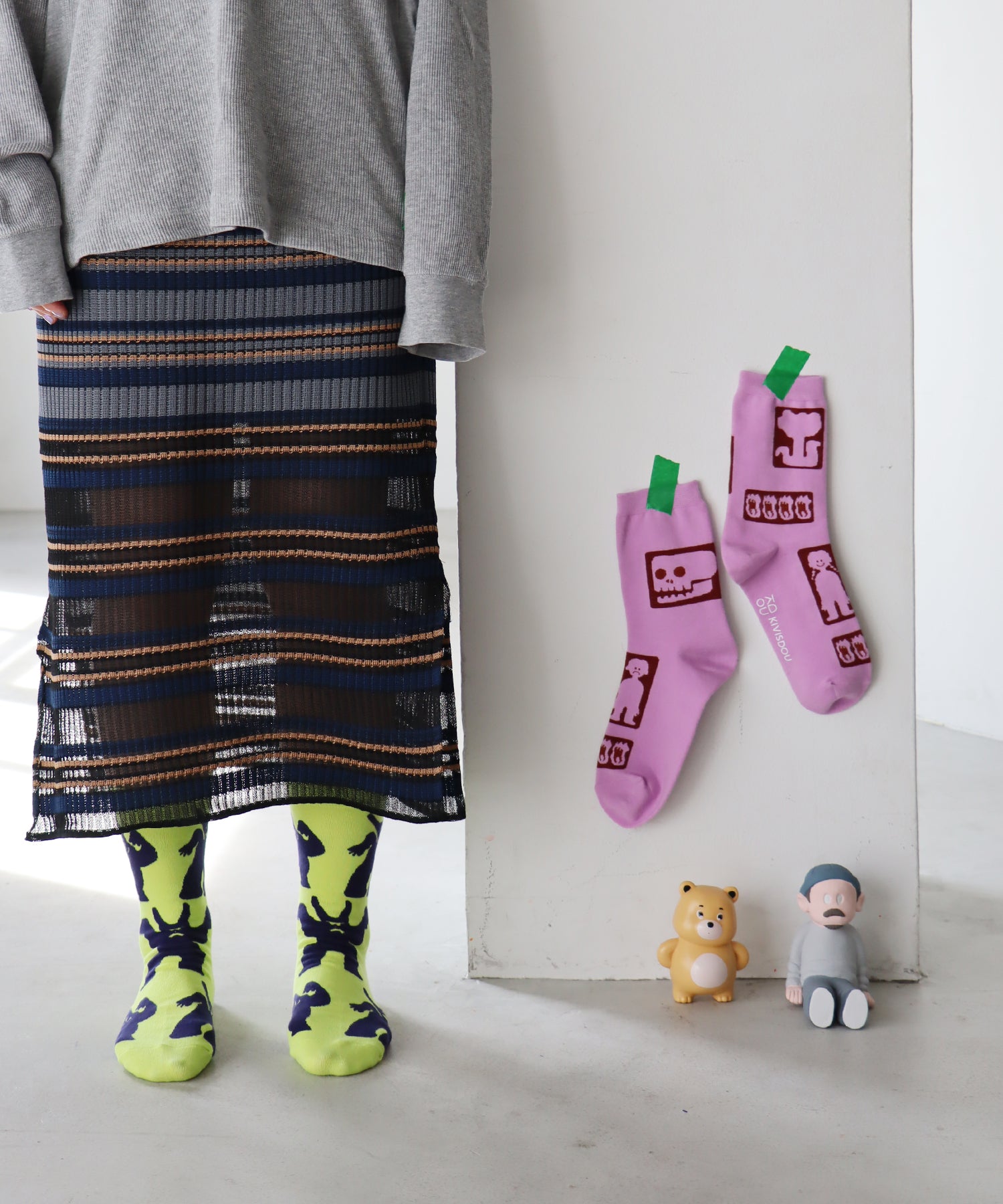 RAKUGAKI クルーソックス｜2P