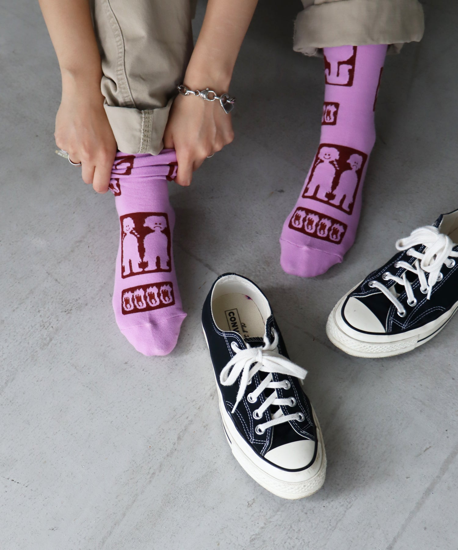 RAKUGAKI クルーソックス｜2P