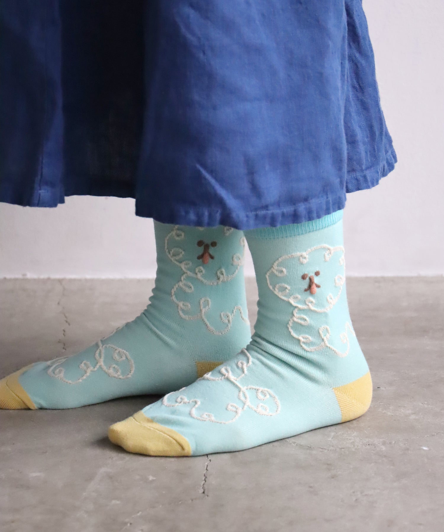 ドローイングドッグ クルーソックス｜2P