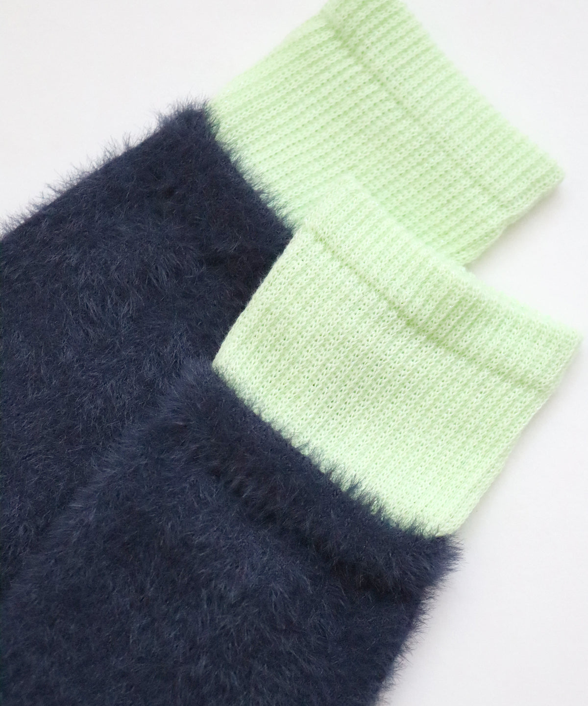 Fuzzy Layered クルーソックス｜2足組