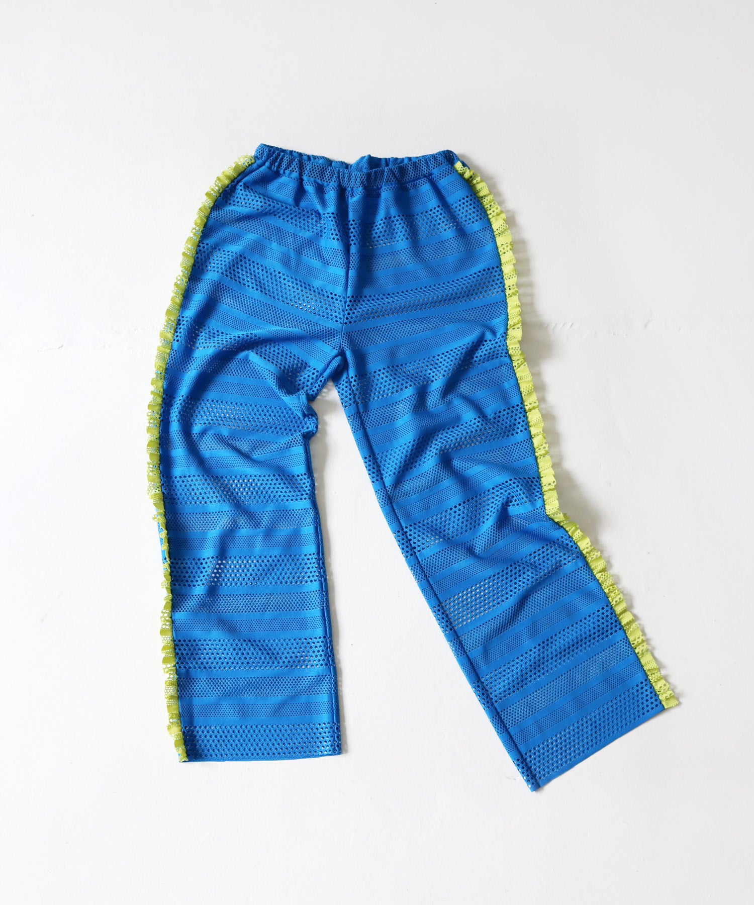 【セルフカット】サイドフリル ドットレース イージーパンツ