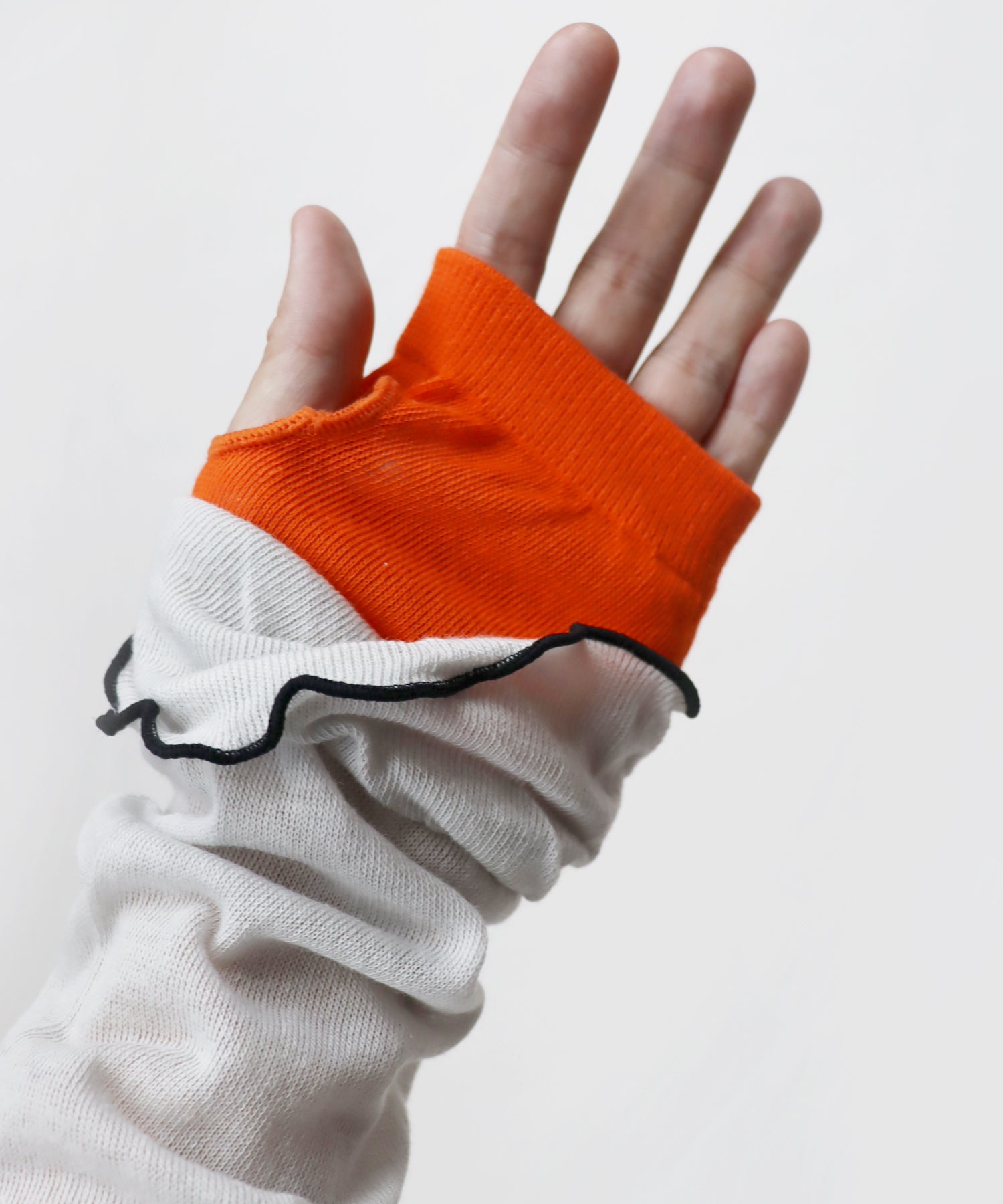 UVカット チューリップフリル アームカバー