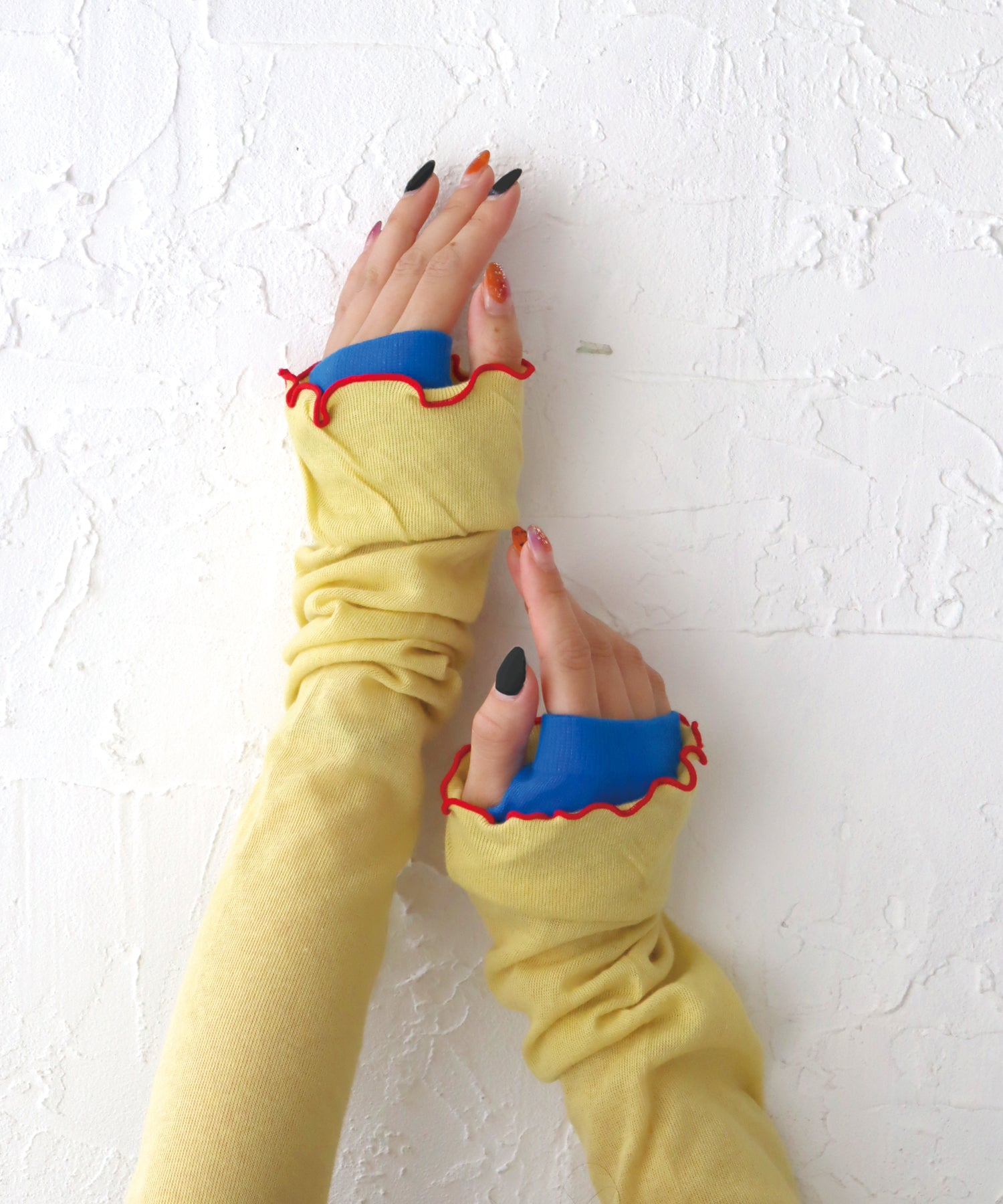 UVカット チューリップフリル アームカバー