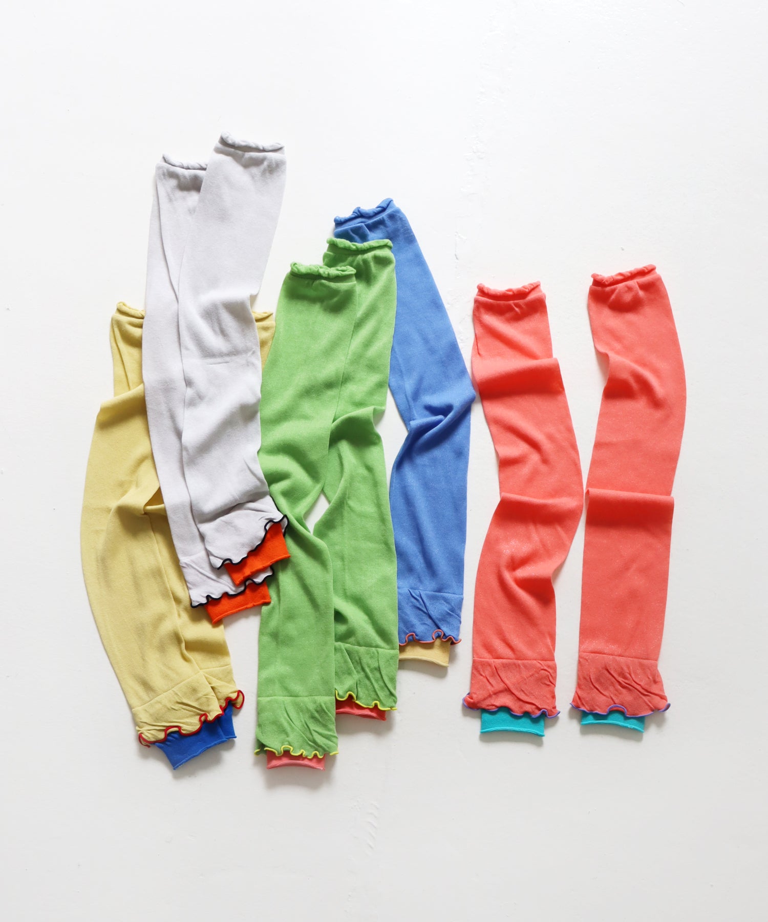 UVカット チューリップフリル アームカバー