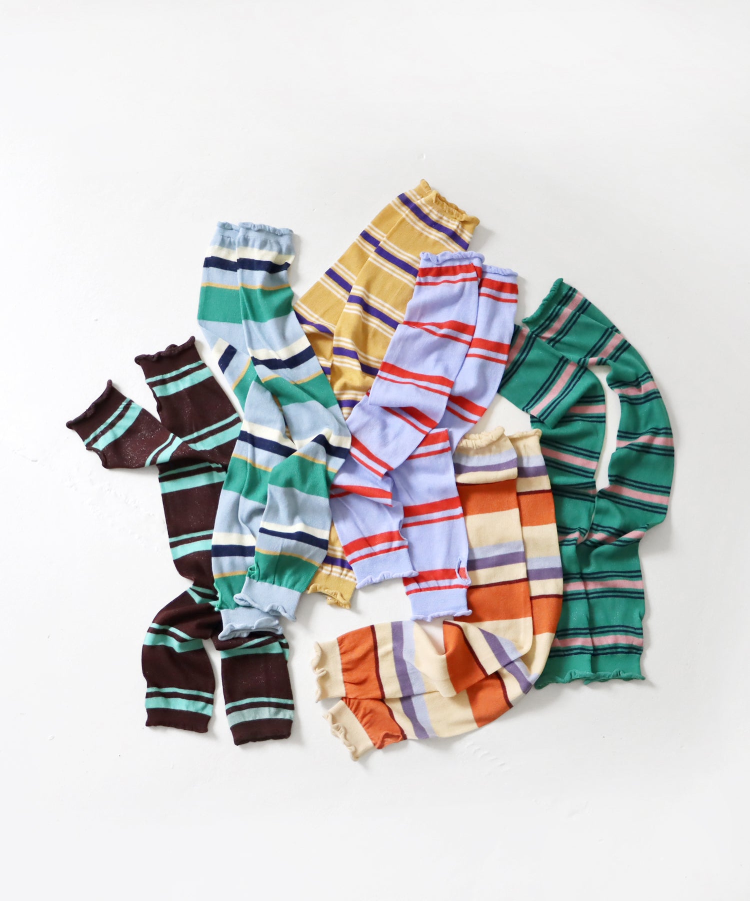 ＵＶカット マルチボーダー アームカバー