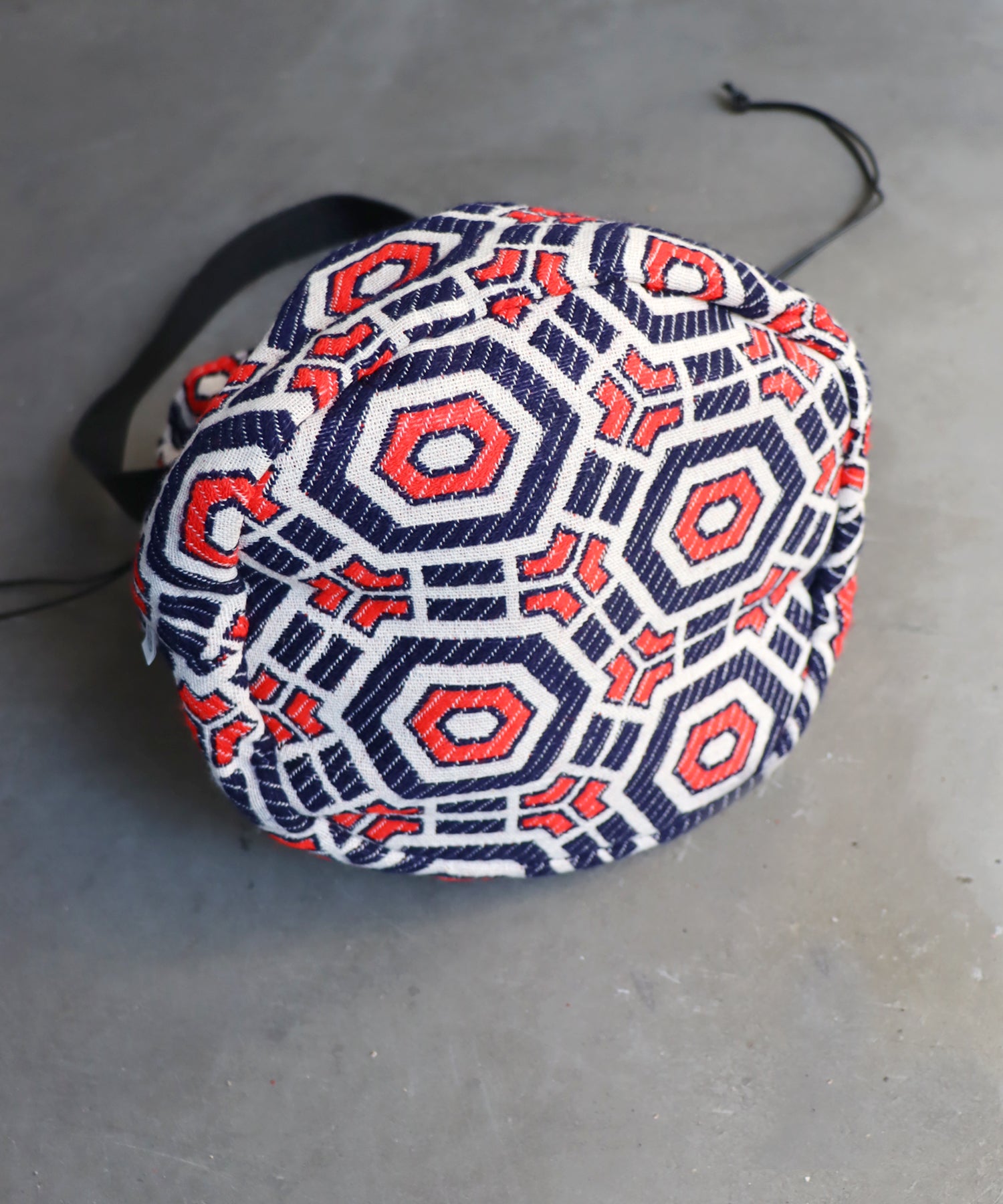 新柄追加! INDIA ジャガード 巾着バッグ