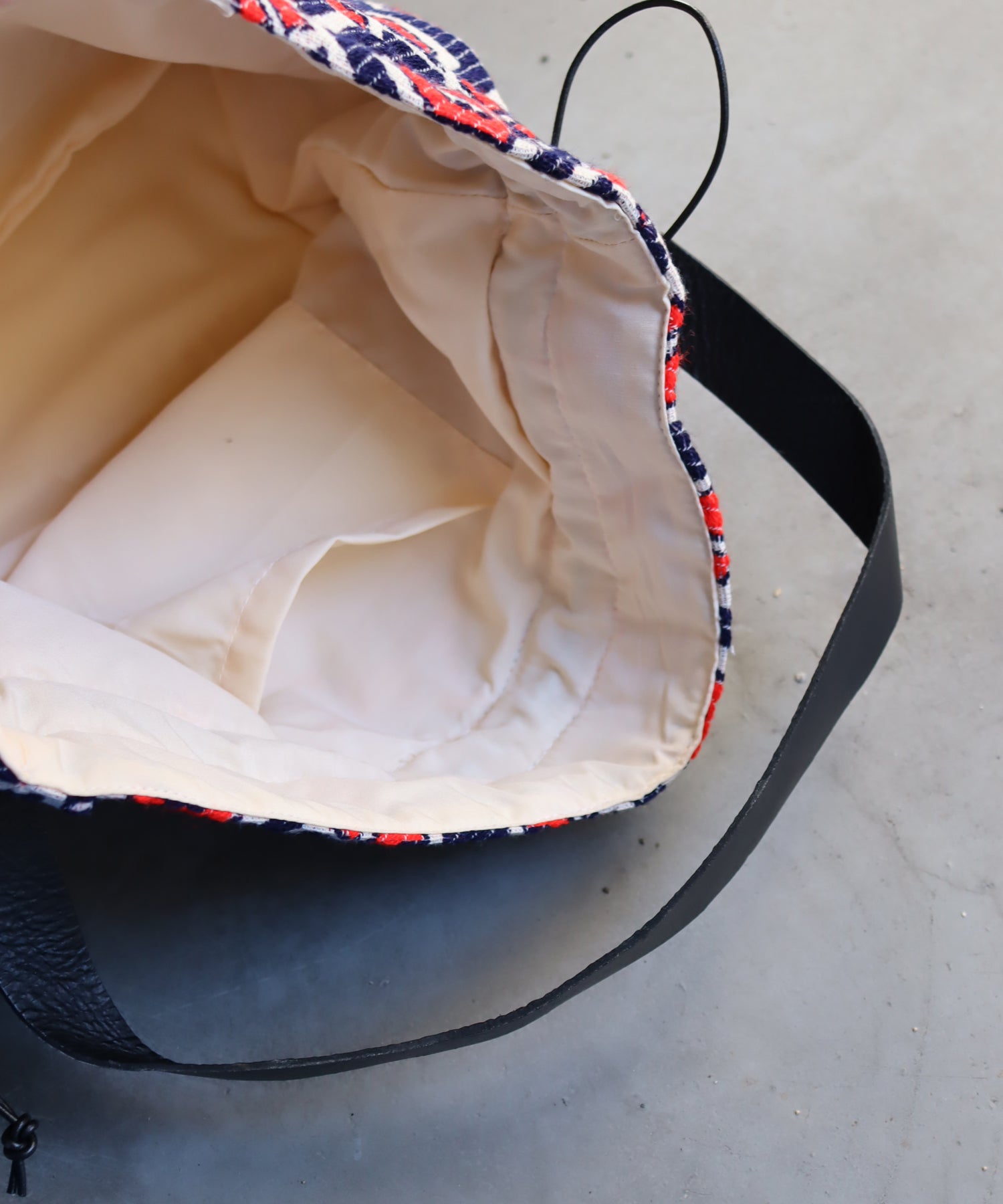 新柄追加! INDIA ジャガード 巾着バッグ