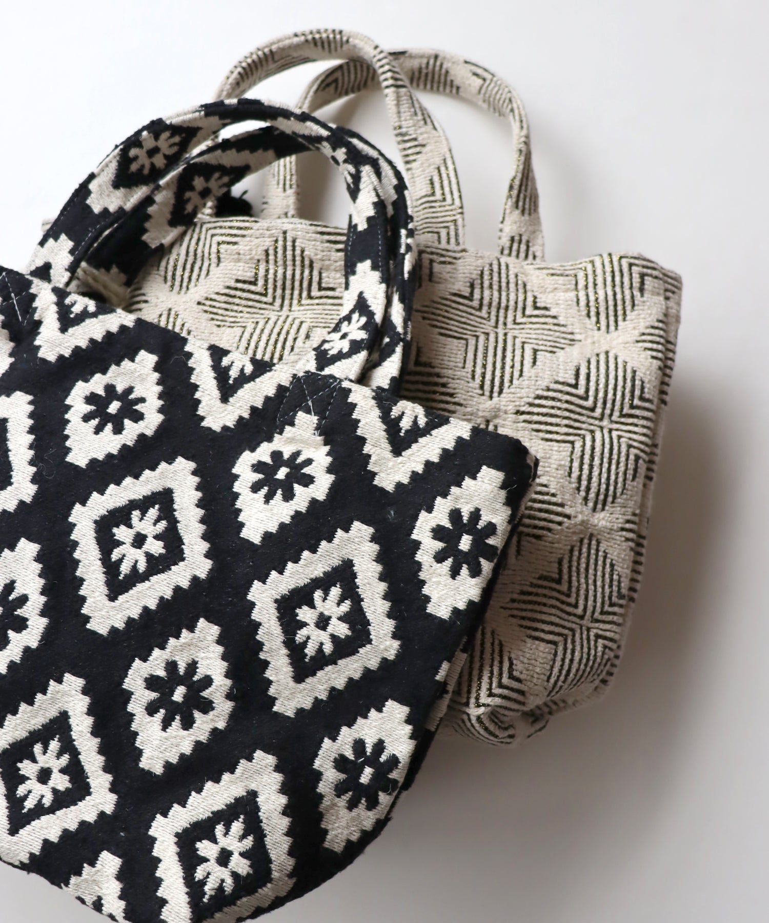 INDIAジャガード トートバッグ