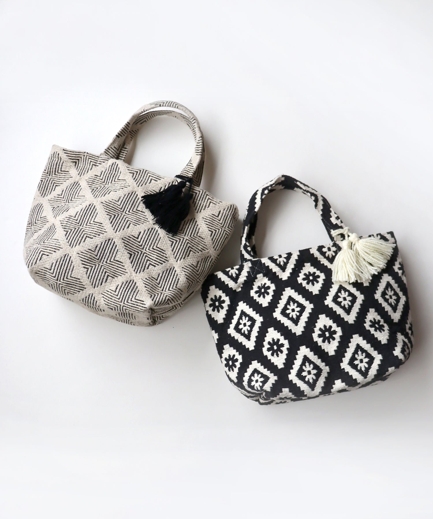 INDIAジャガード トートバッグ