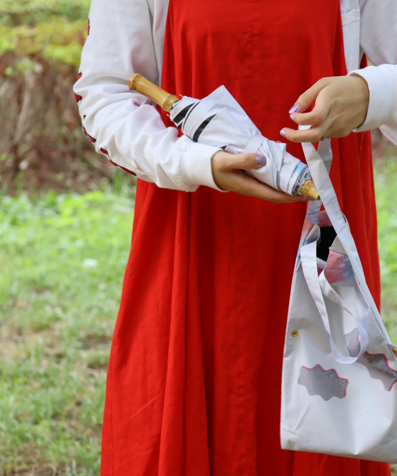 折りたたみ傘 Biotop《晴雨兼用》UVカット99.9％・UPF50＋