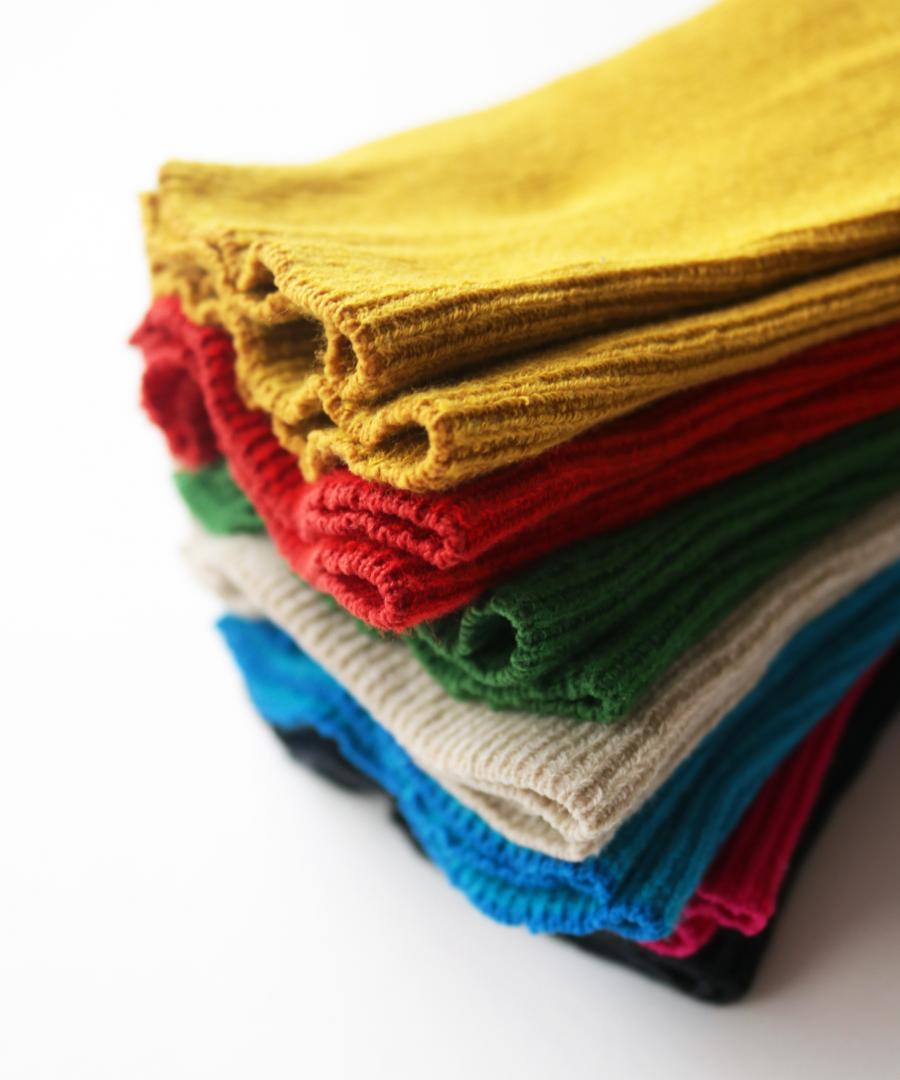 ゆるのびリブ ゴムなし クルーソックス｜1P（新色追加！）