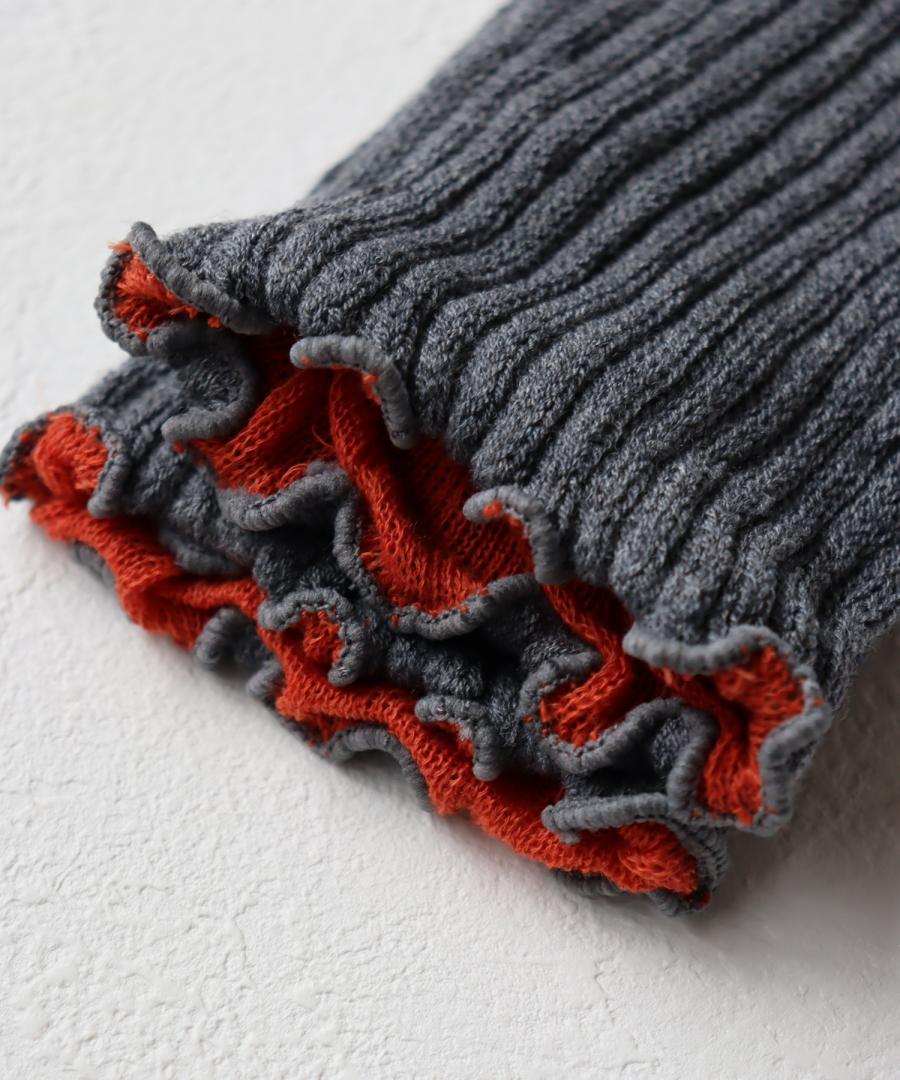 内側コットン 2WAYアームウォーマー＆レッグウォーマー (ショート丈)