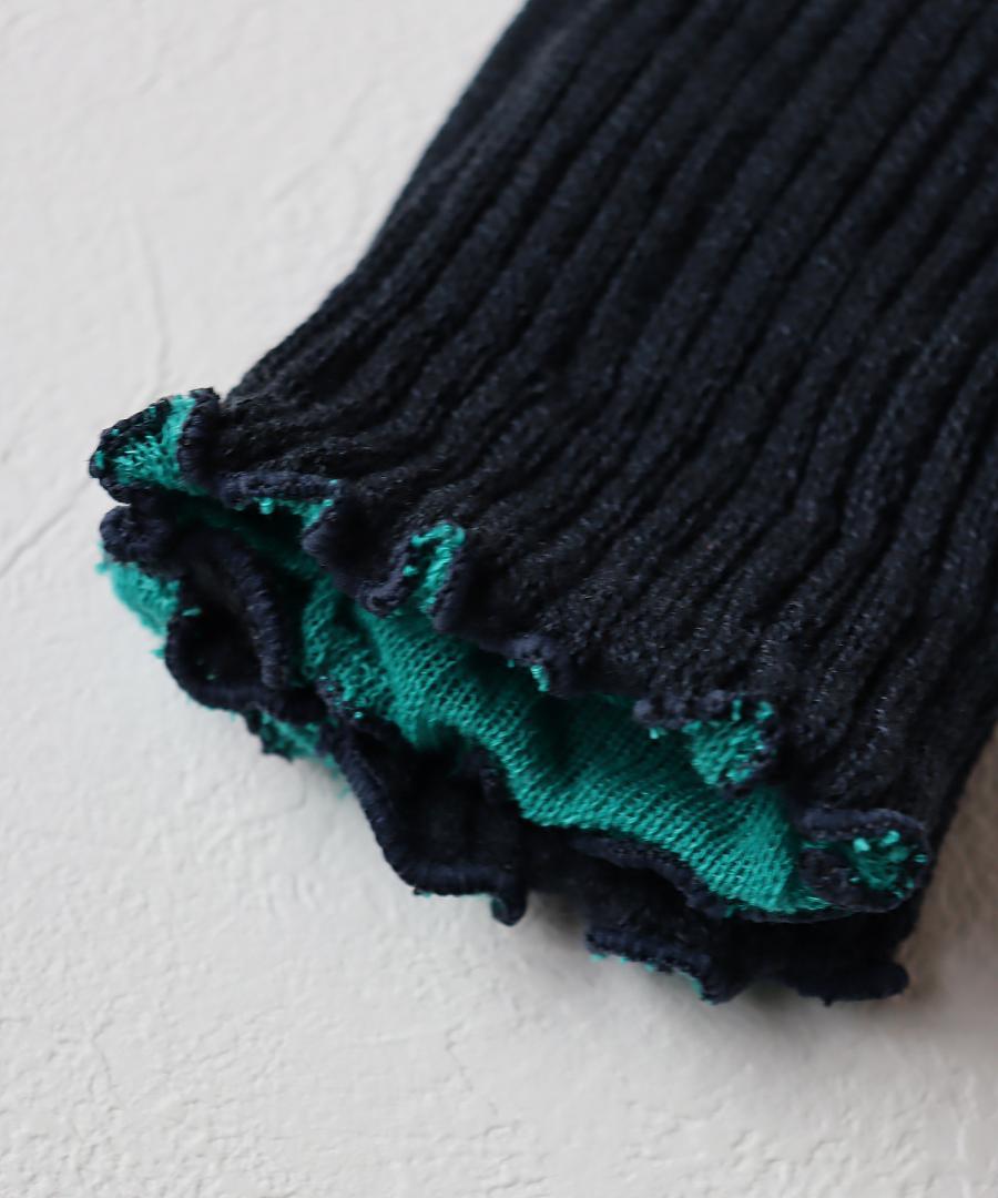 内側コットン 2WAYアームウォーマー＆レッグウォーマー (ショート丈)