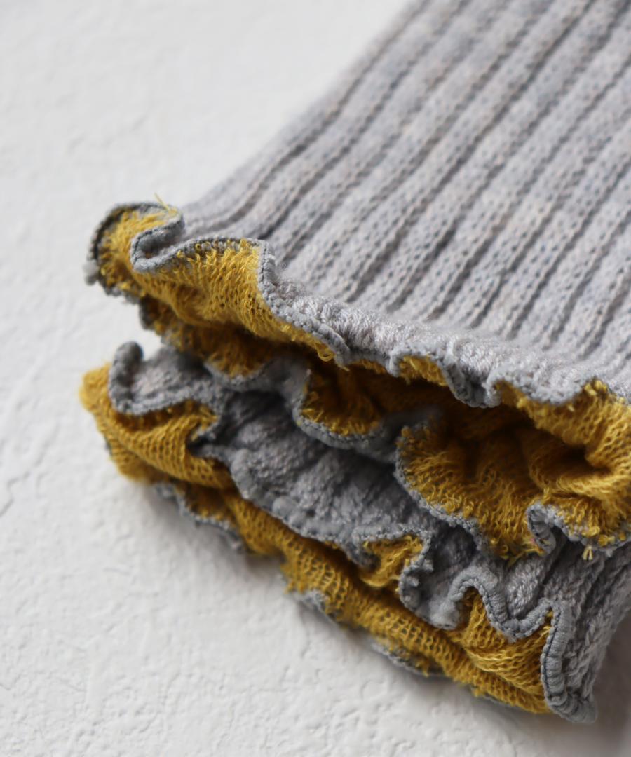 内側コットン 2WAYアームウォーマー＆レッグウォーマー (ショート丈)