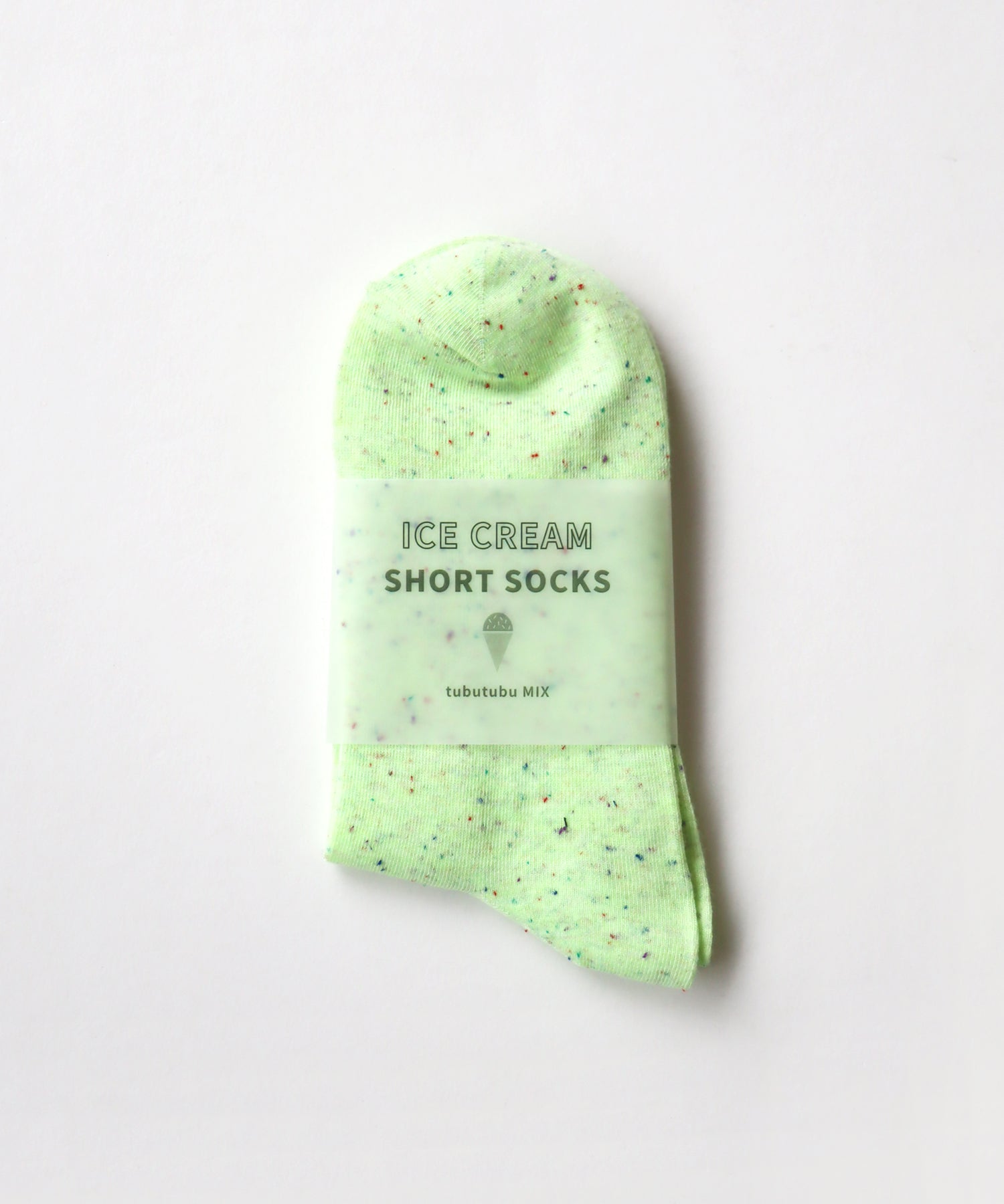 アイスクリーム ショートソックス｜1P