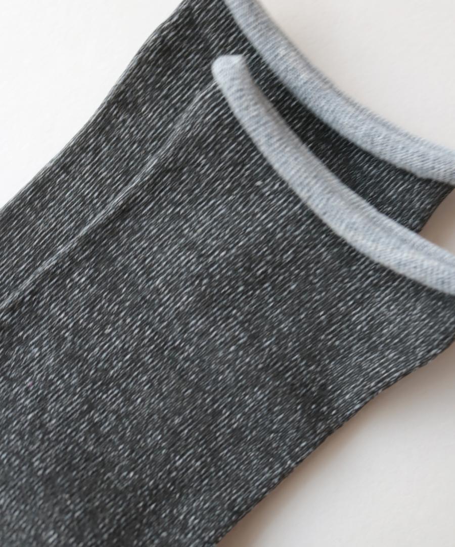 うちがわコットン ゴムなし クルーソックス｜1P