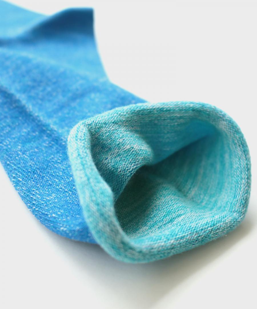 うちがわコットン ゴムなし クルーソックス｜1P