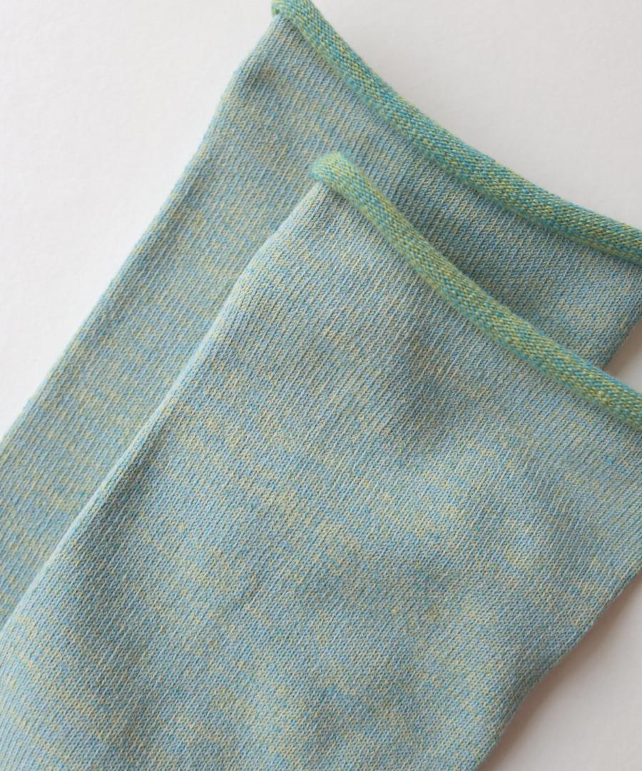 うちがわコットン ゴムなし クルーソックス｜1P